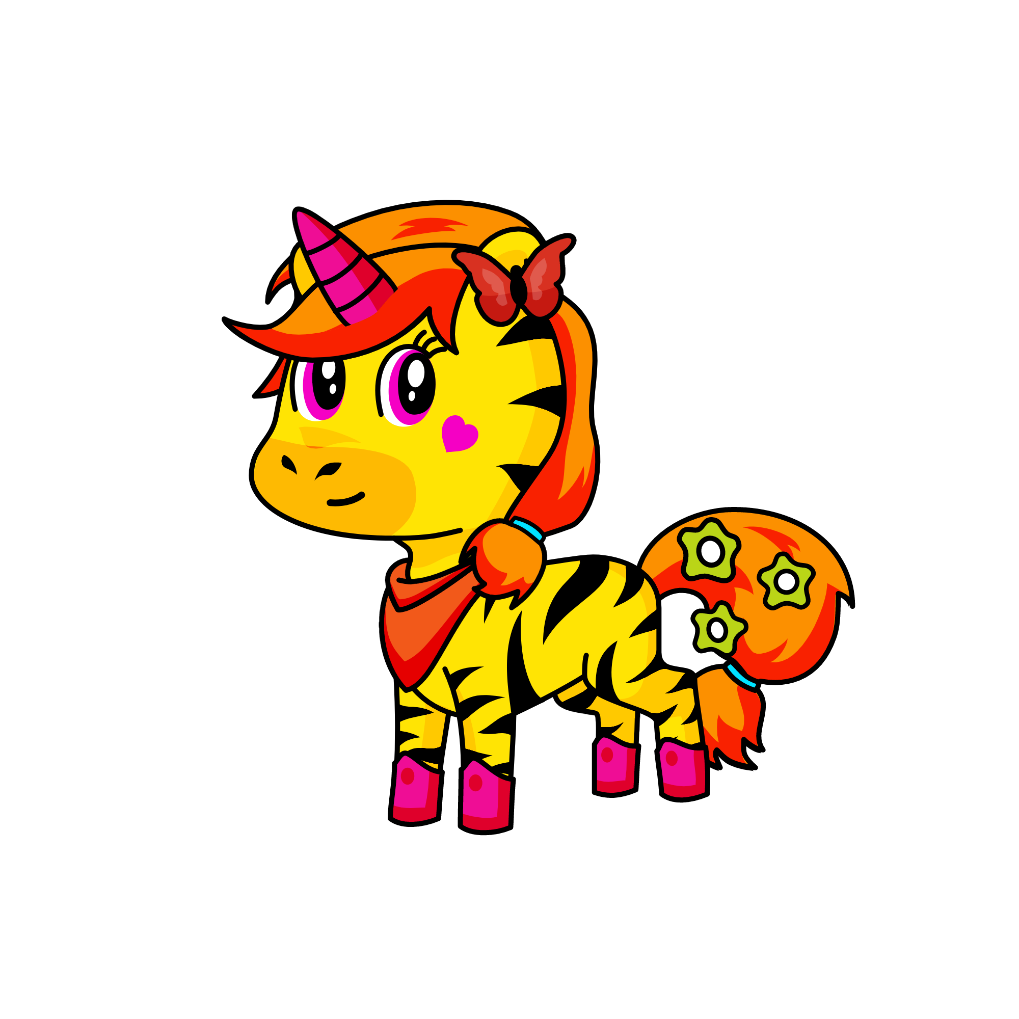 Sahara, the unicorn
