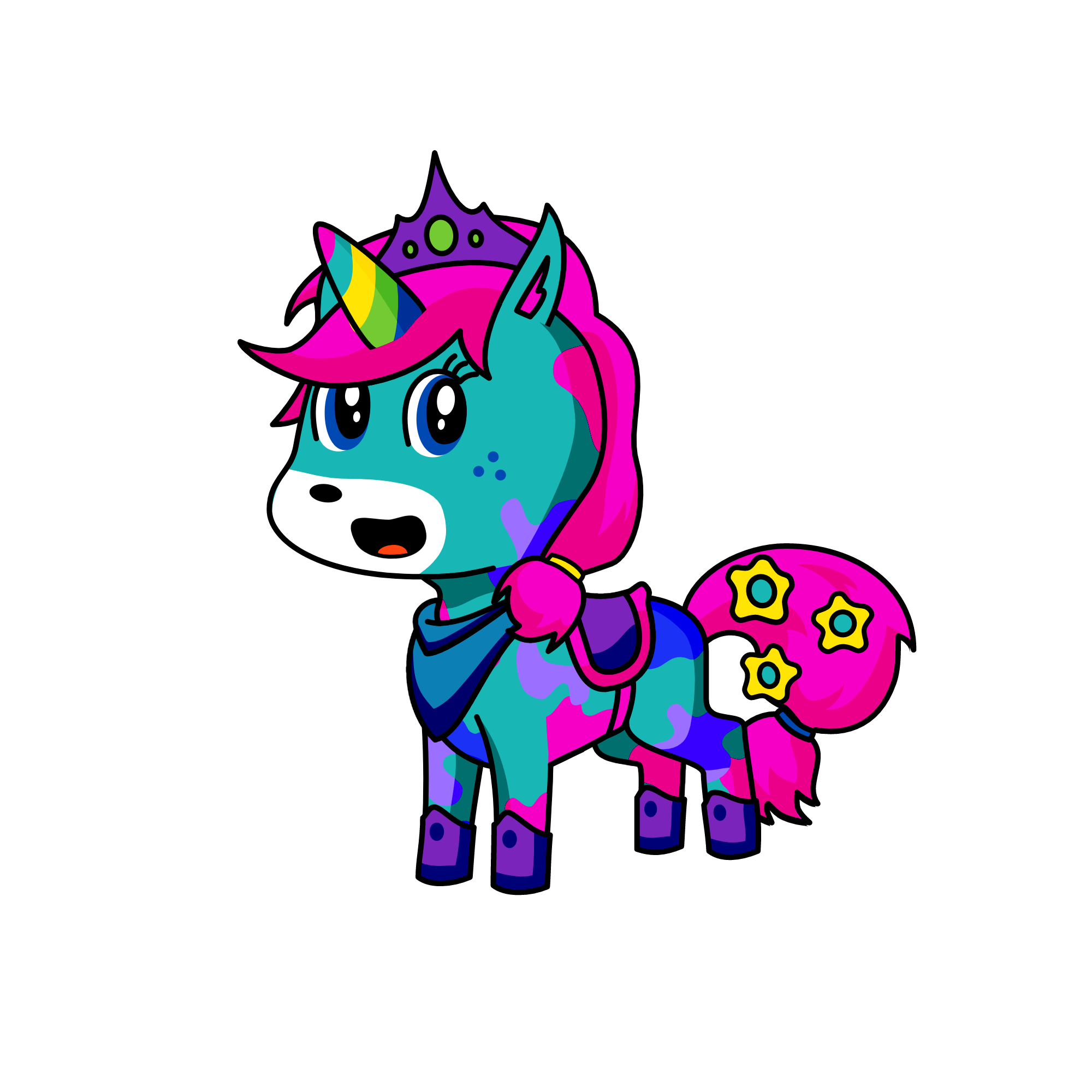 Kali the qween of fashon, the unicorn