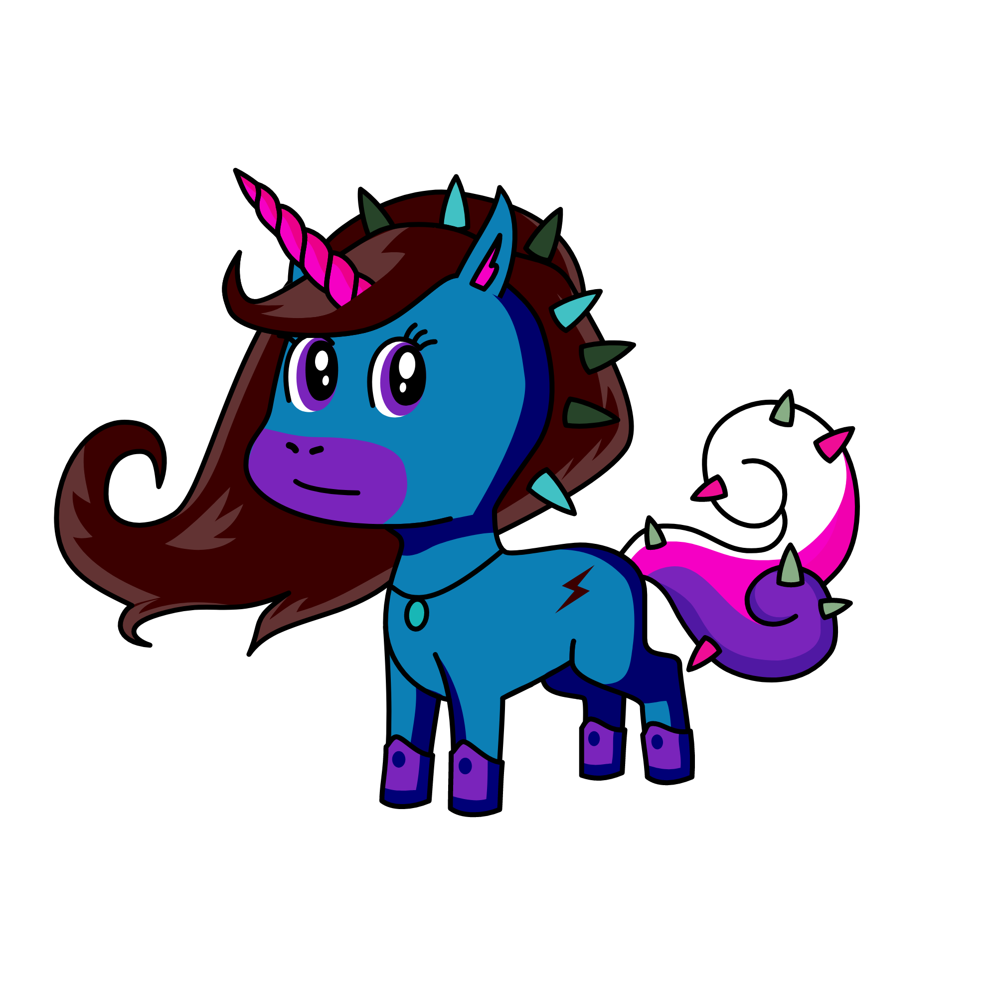 Gloria, the unicorn