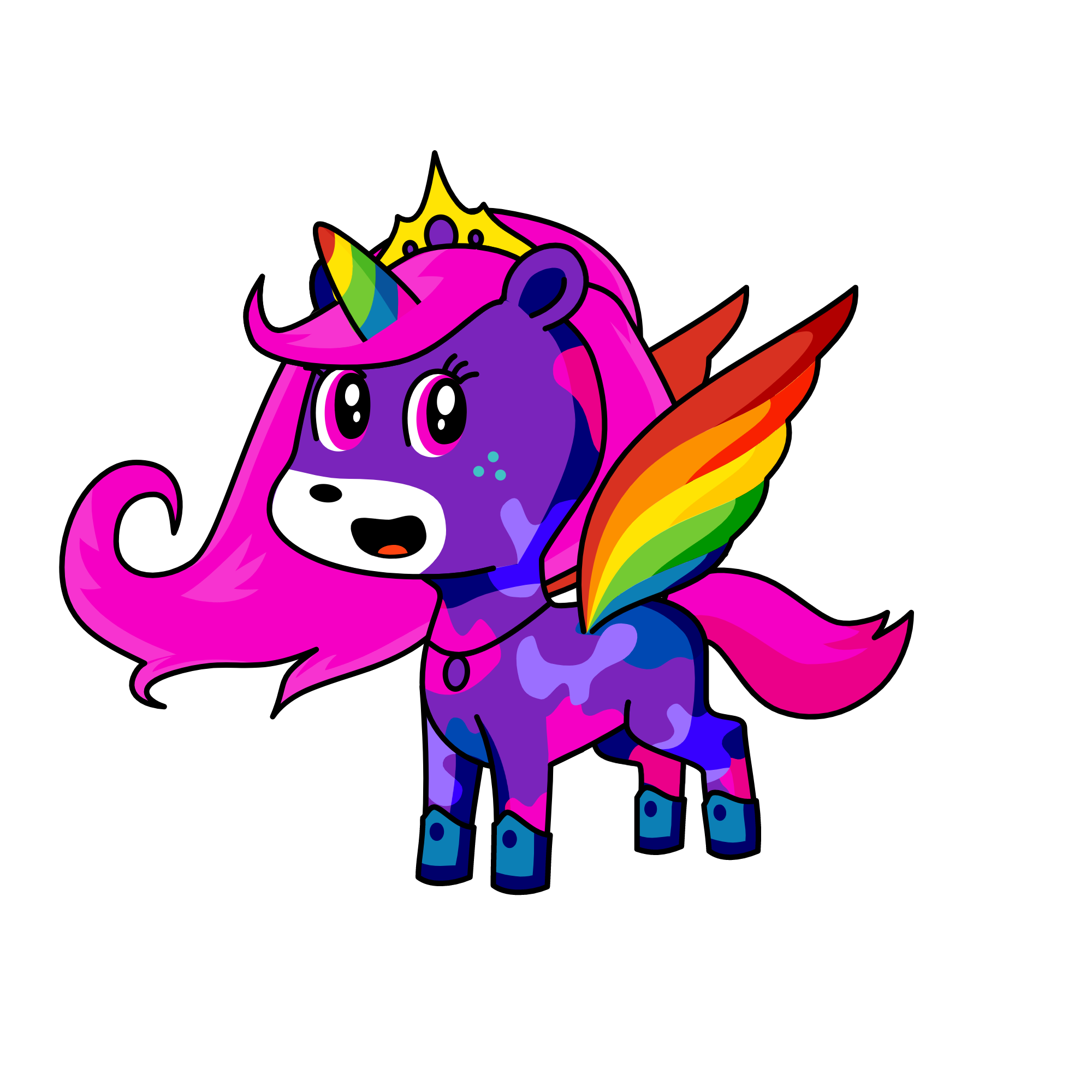 Queen Skyler, the unicorn