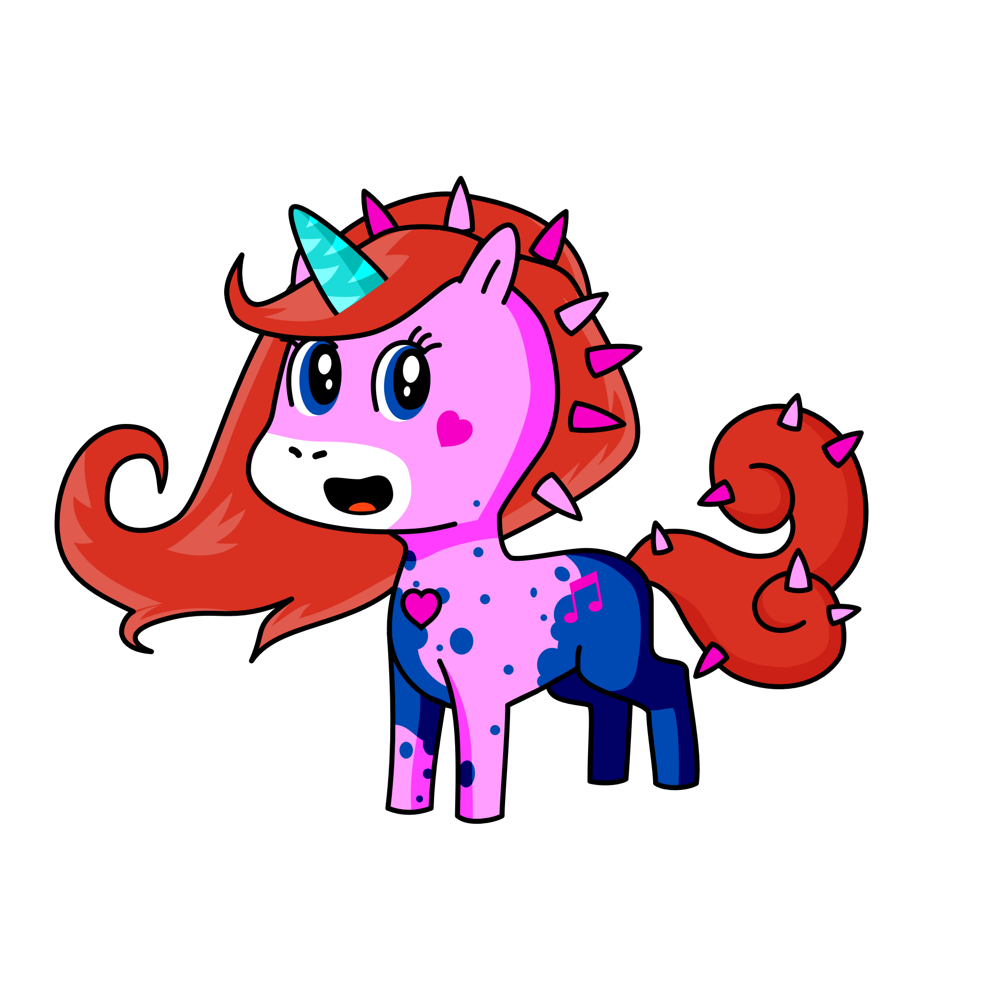Ariel, the unicorn