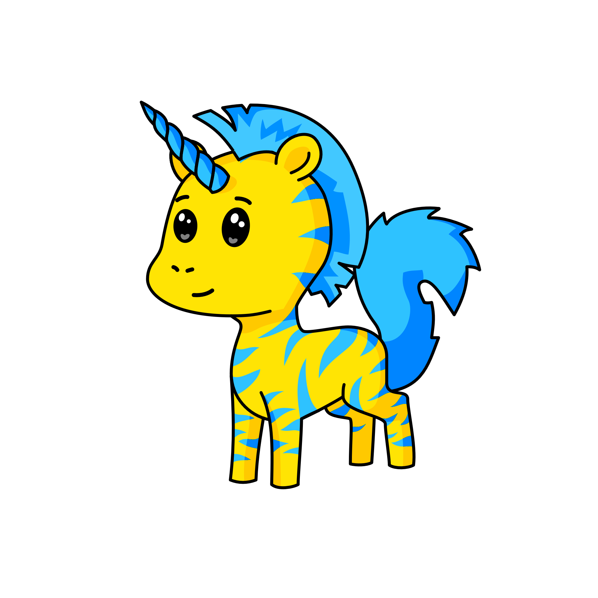 Flounder, the unicorn