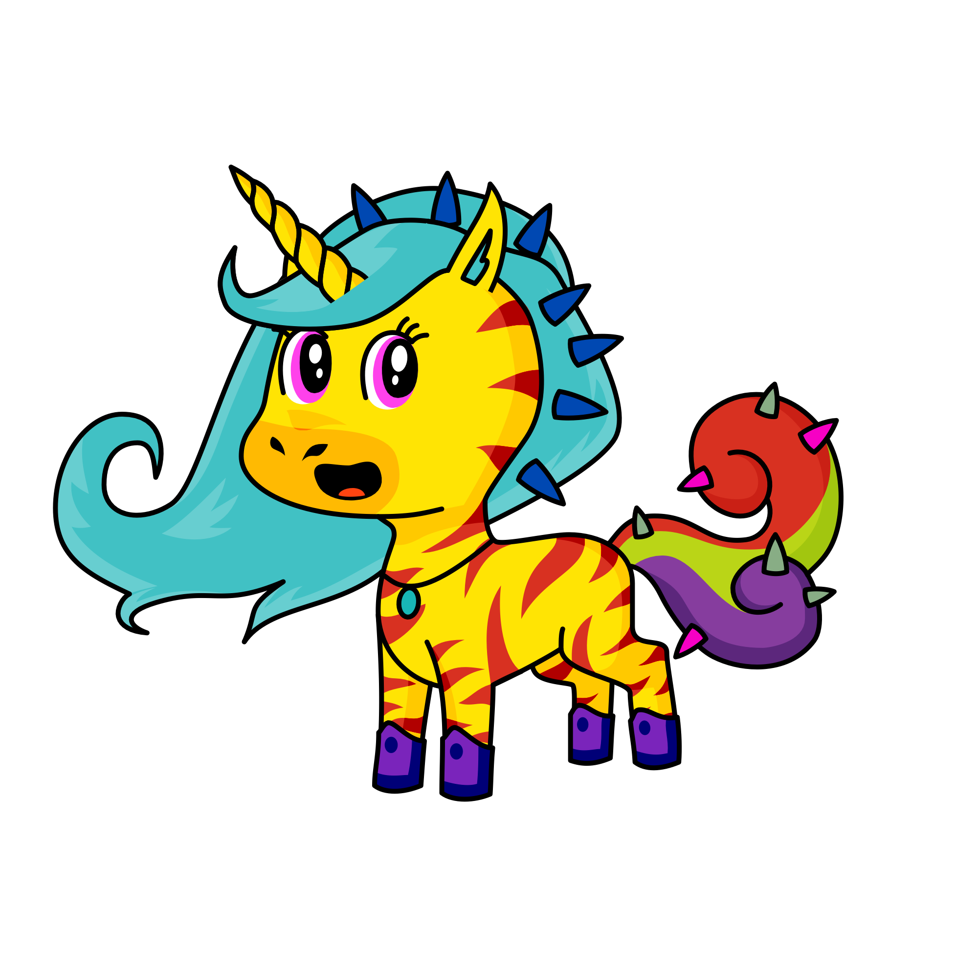 Funkie, the unicorn