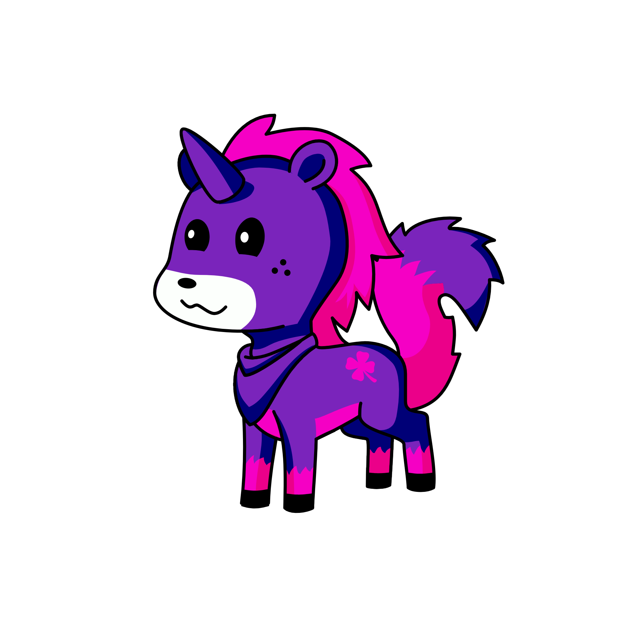 Pillow, the unicorn