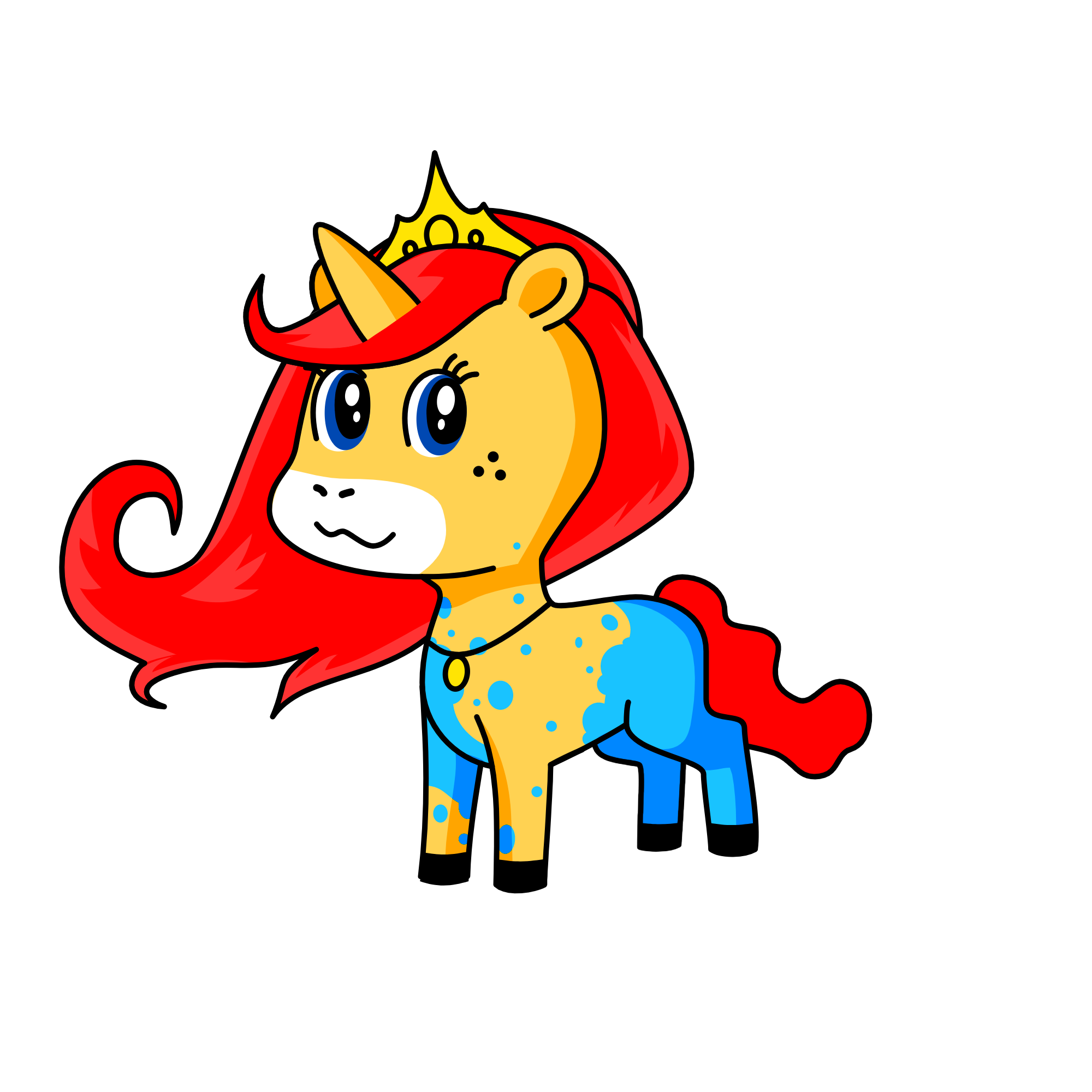 Ariel, the unicorn