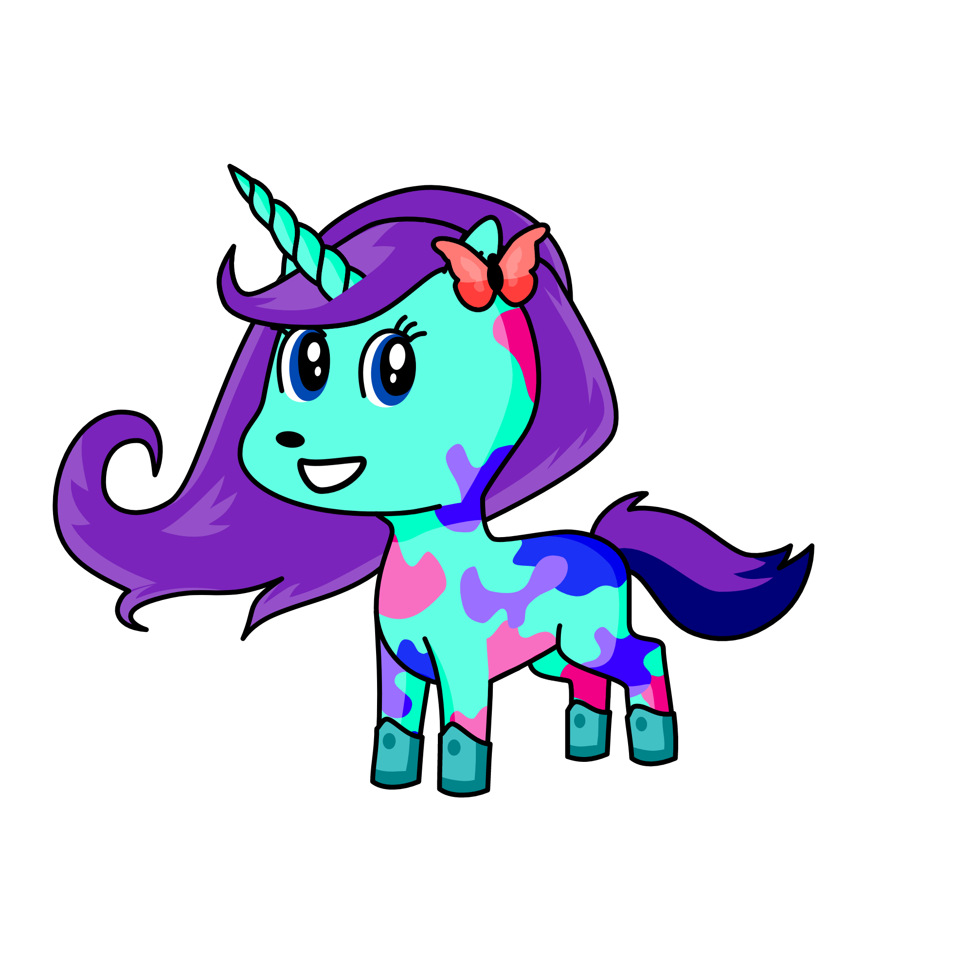 Sky, the unicorn