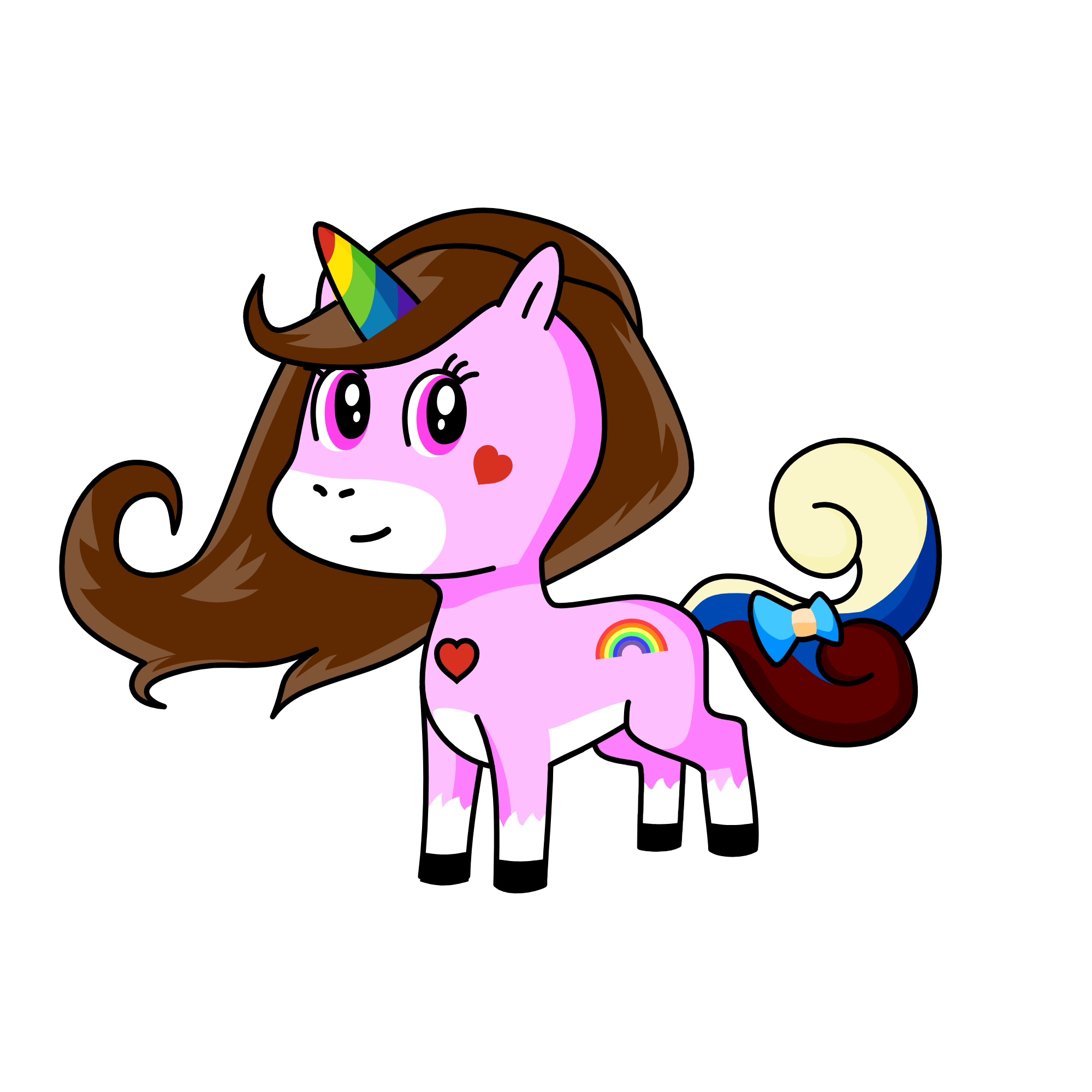 Cute, the unicorn