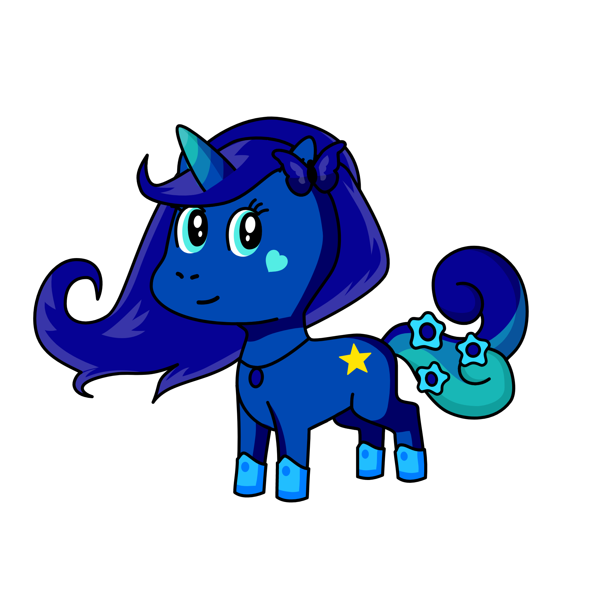 Princess Luna, the unicorn