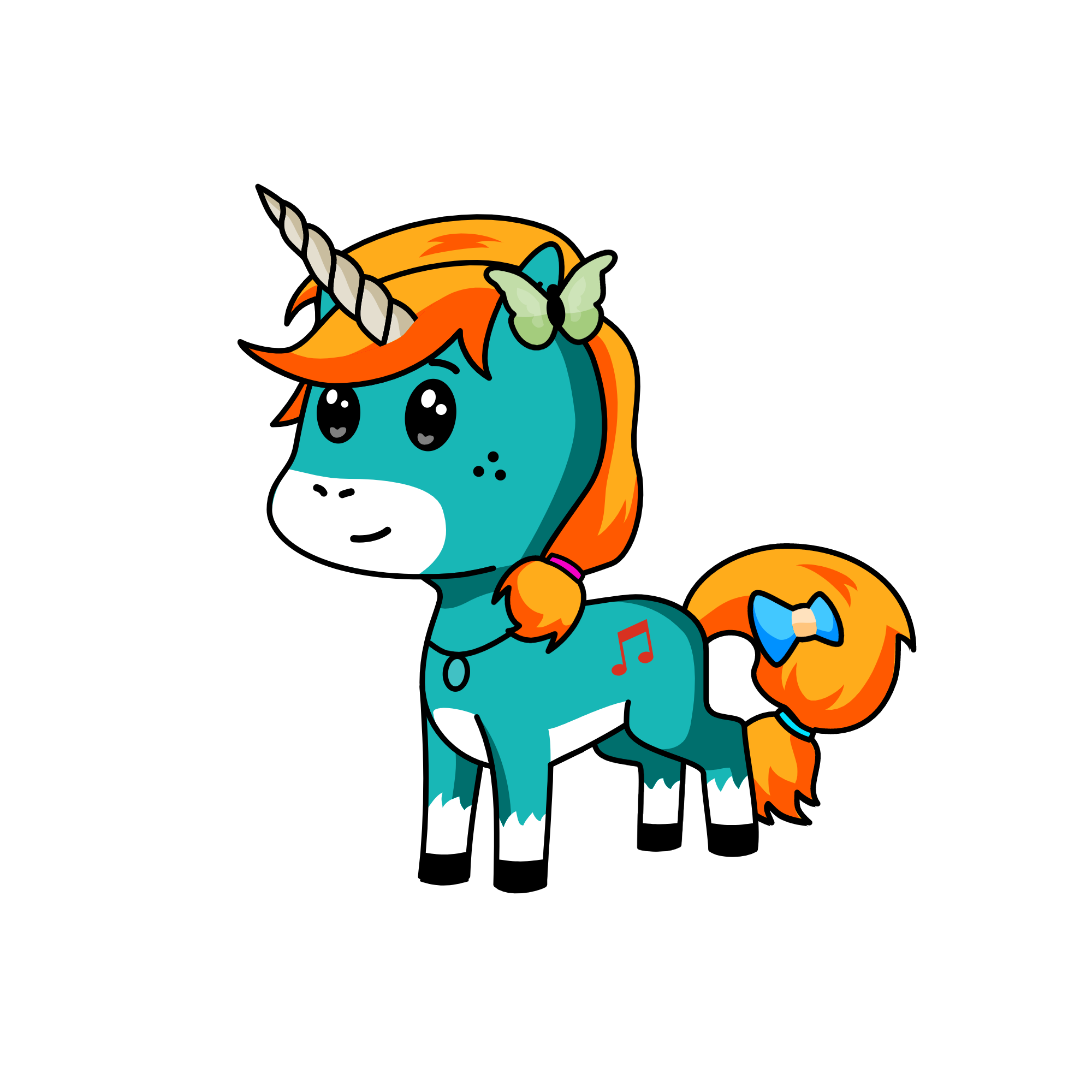 Snowy, the unicorn
