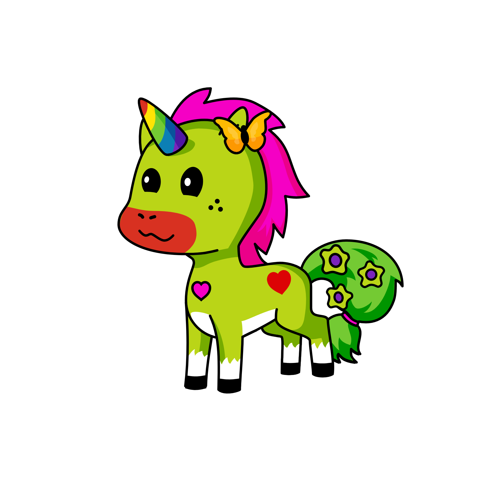 rainbow, the unicorn