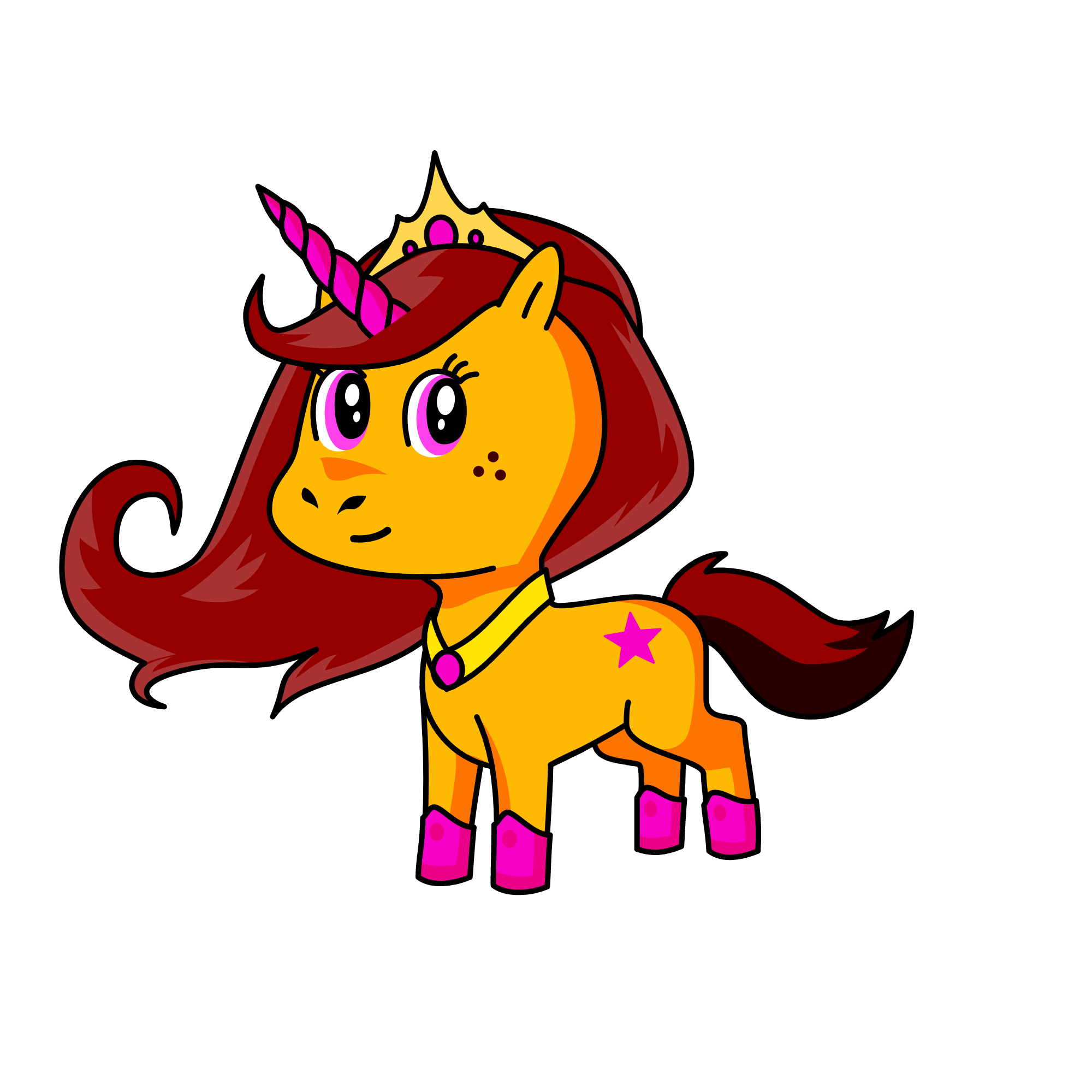 princess bright, the unicorn