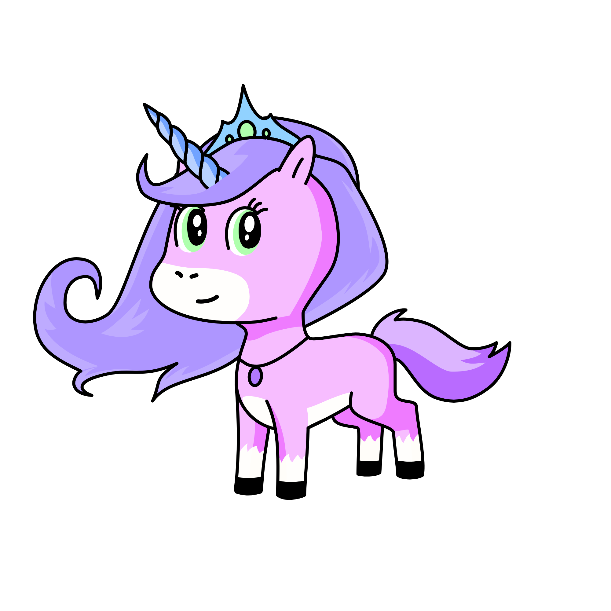 Princesa Arcoiris, the unicorn