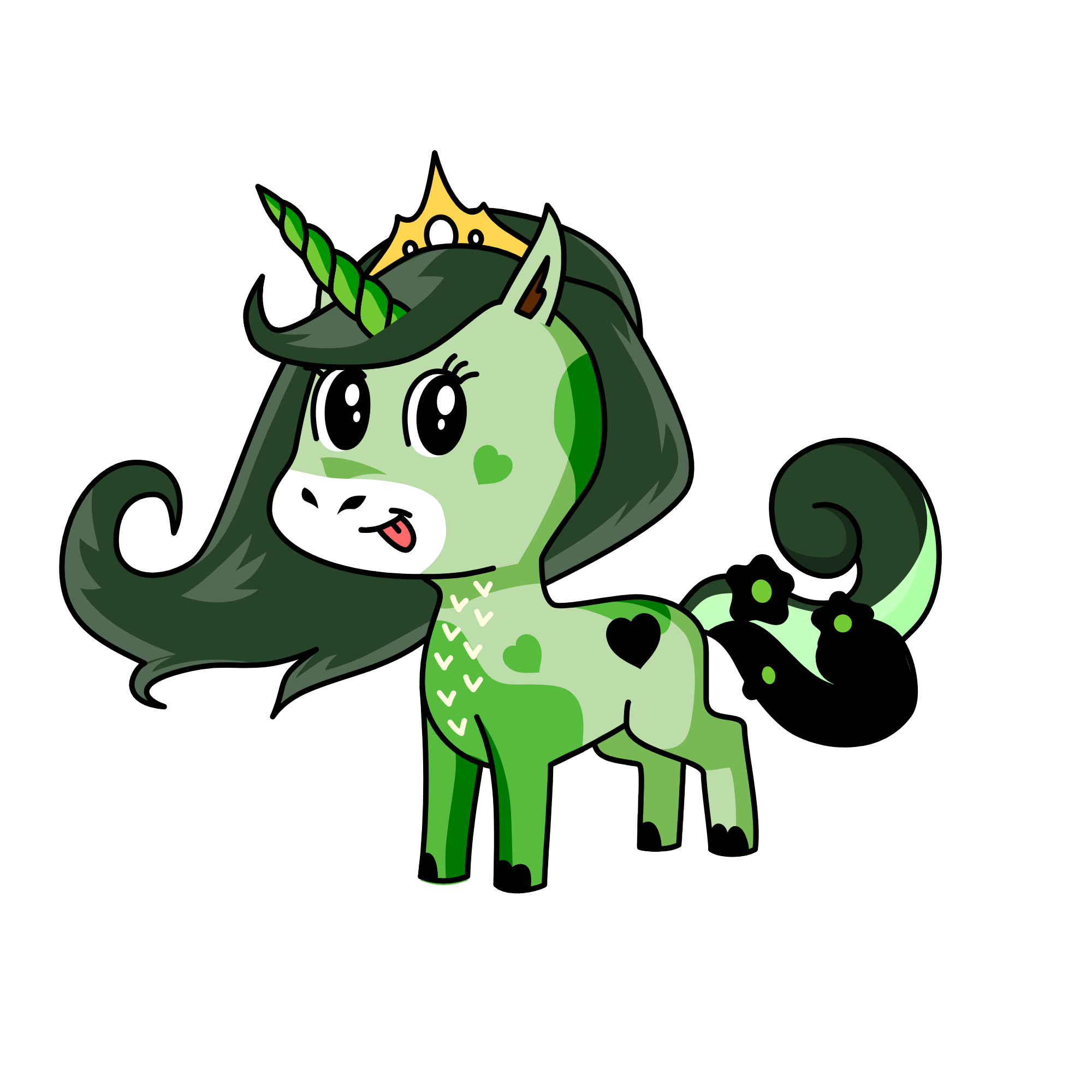 Haylee, the unicorn
