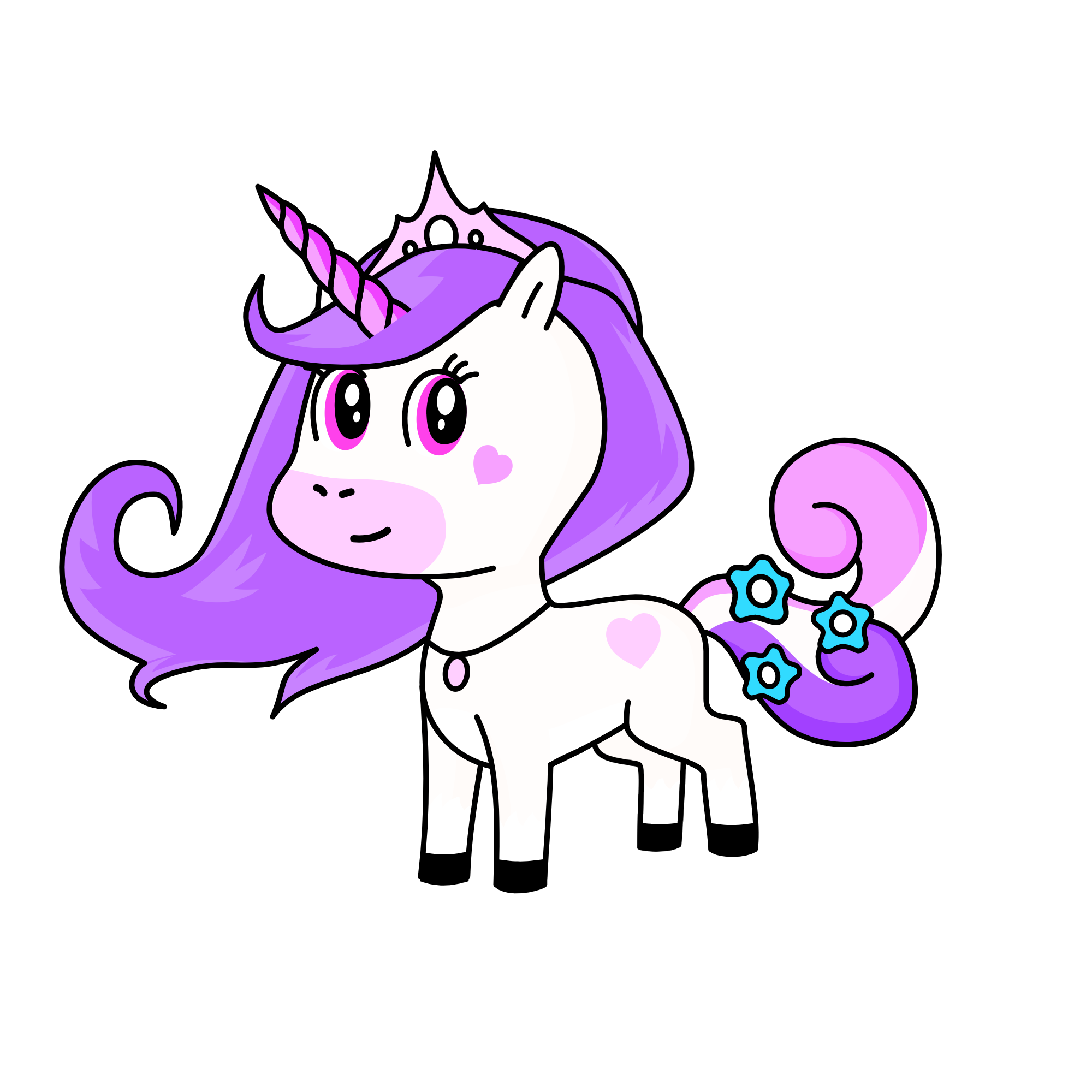 Princess Cutie, the unicorn