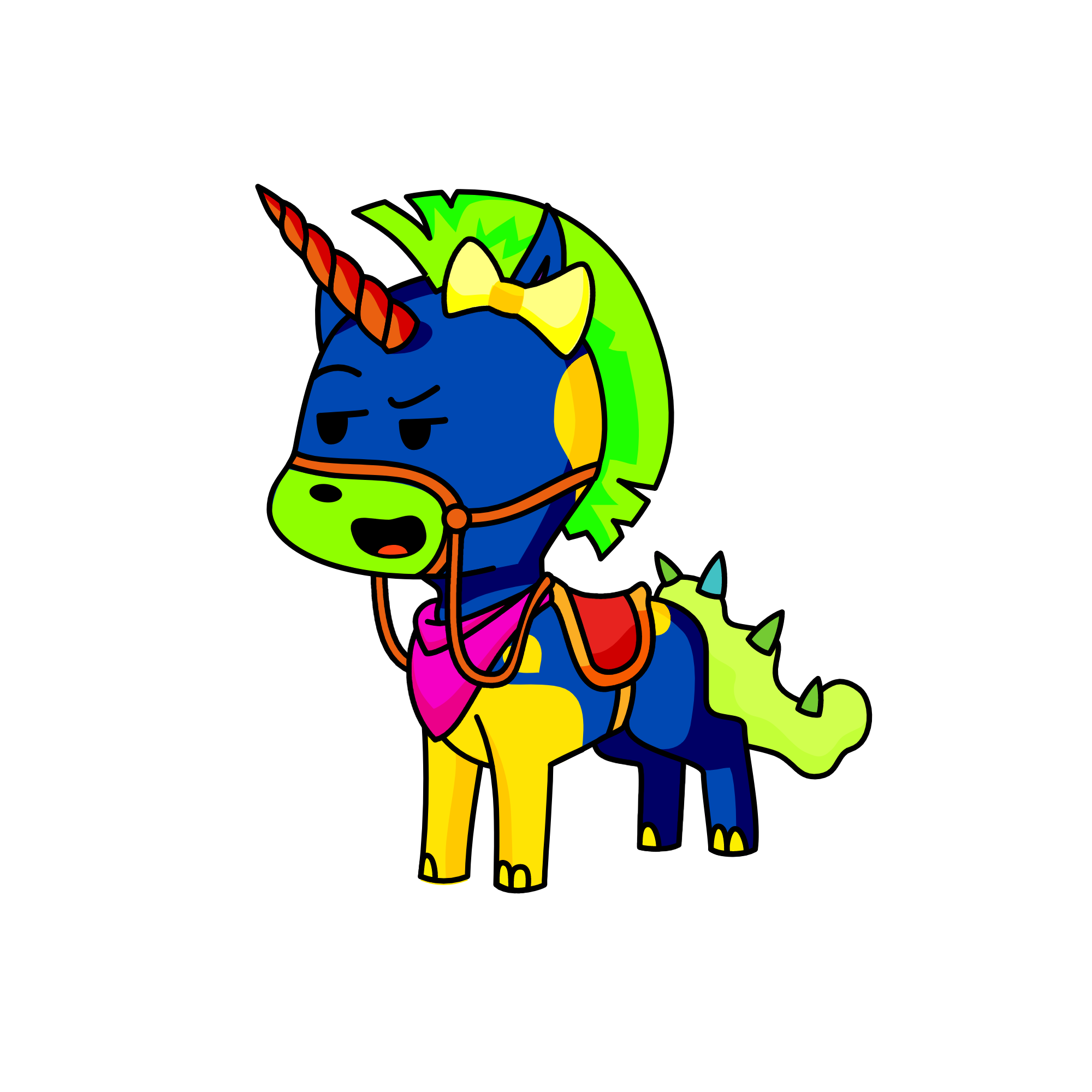 Moldy , the unicorn