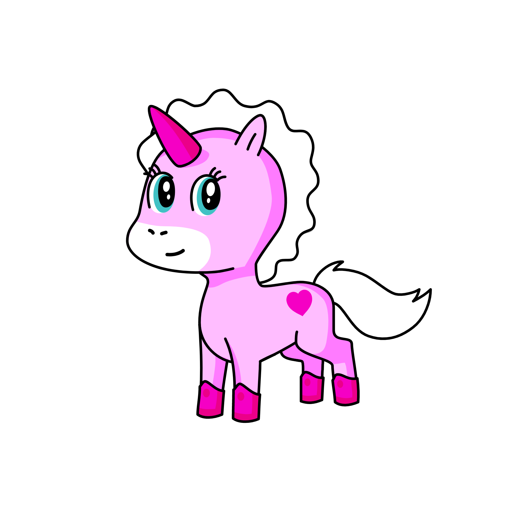 ms pinky, the unicorn