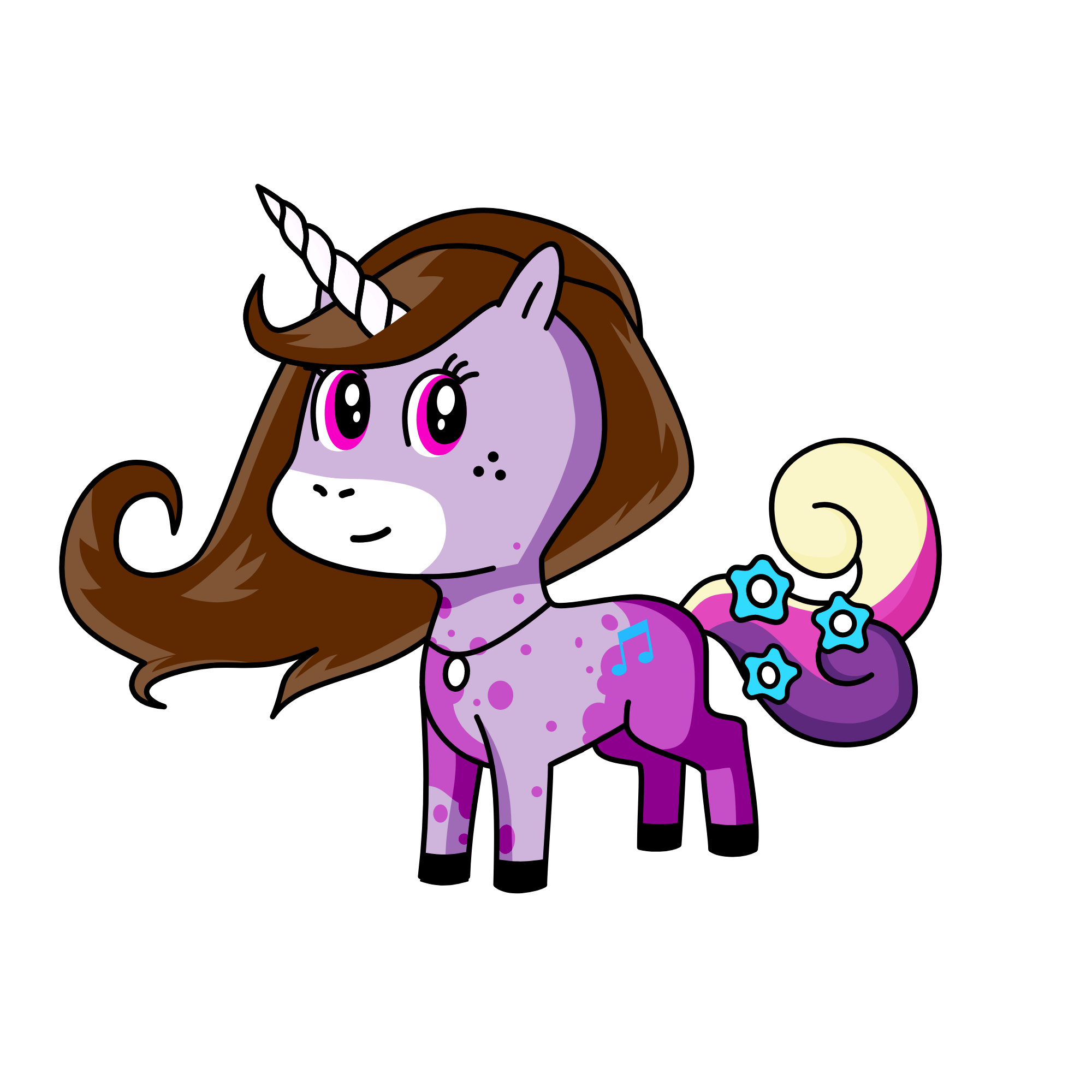 Princess Lucia, the unicorn