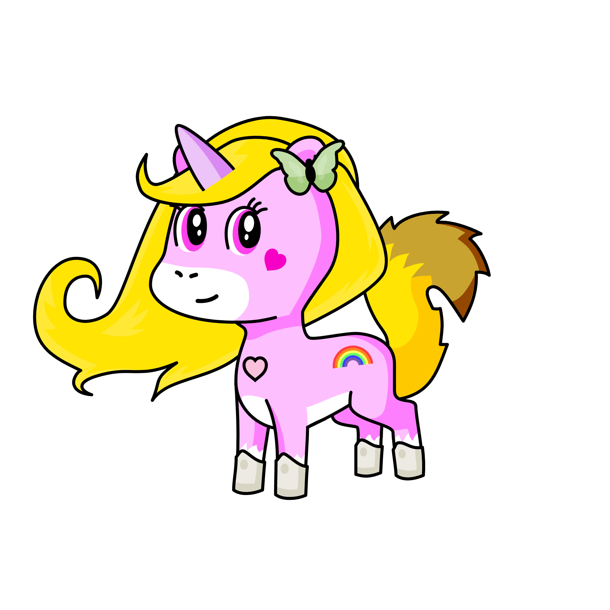 pinky, the unicorn