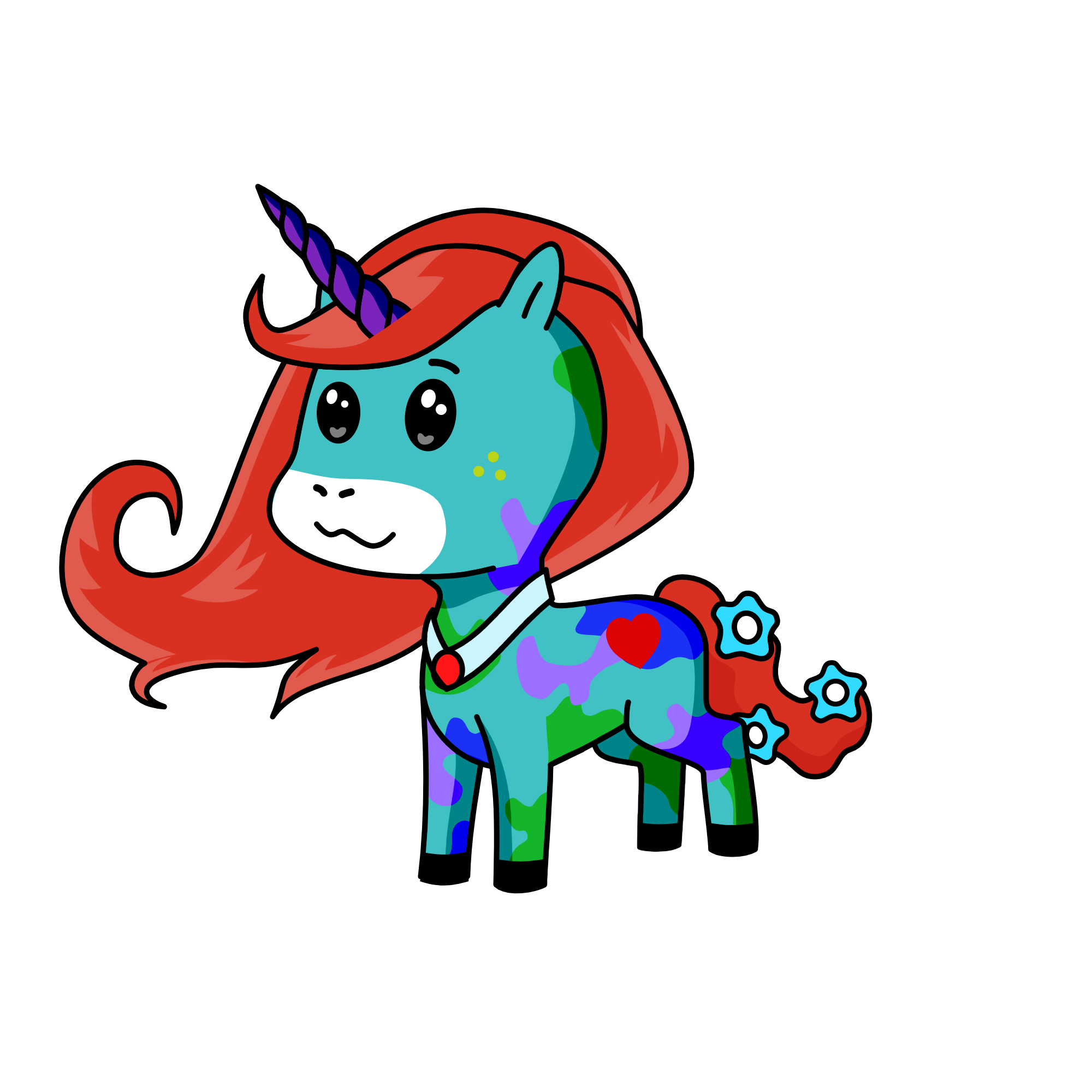 scarlet, the unicorn