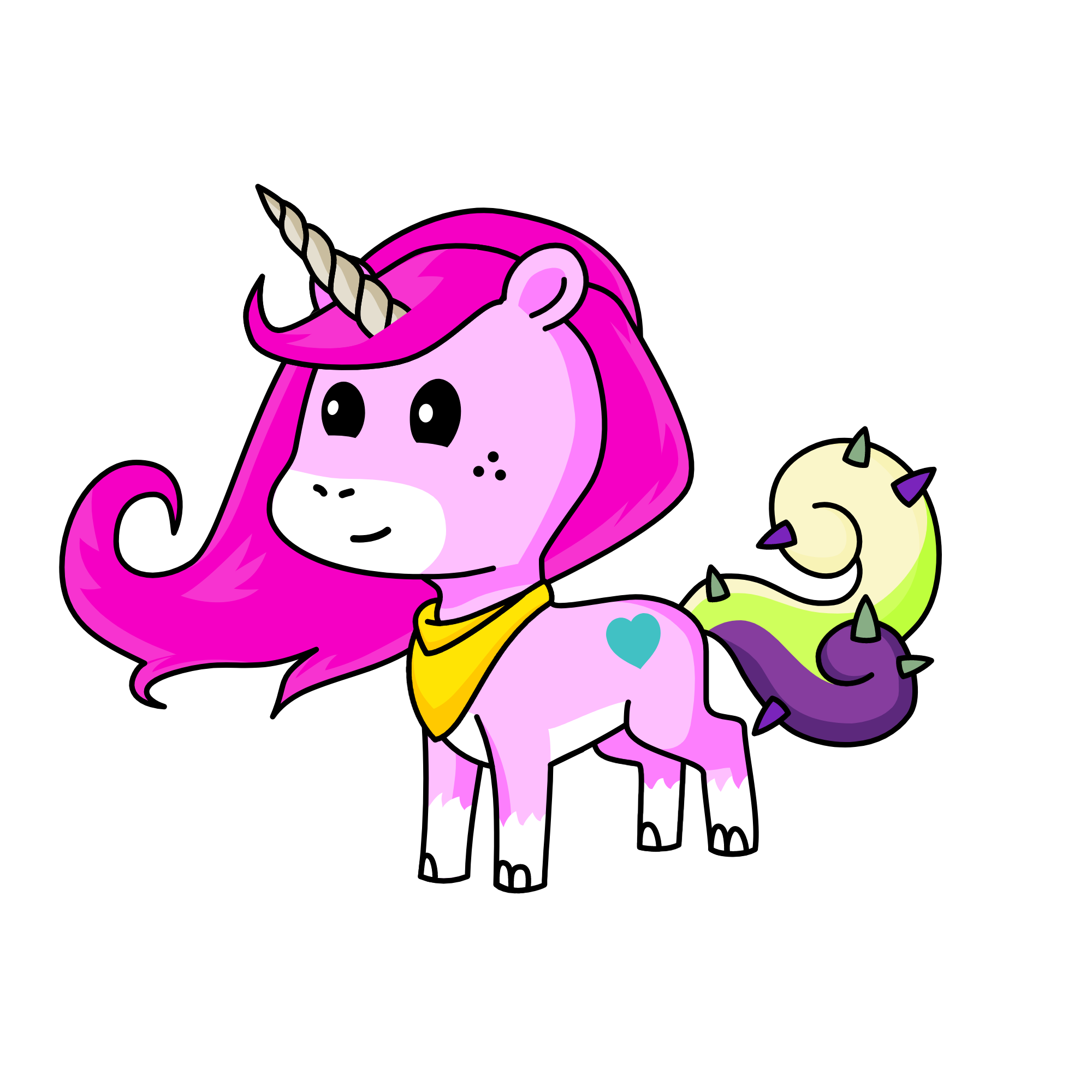 YU8Y UI, the unicorn