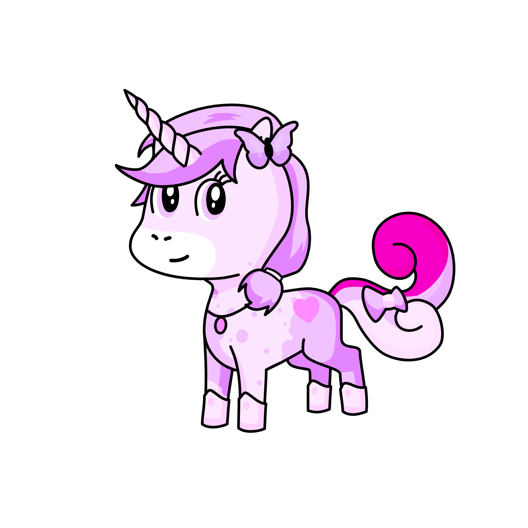 CUTE, the unicorn