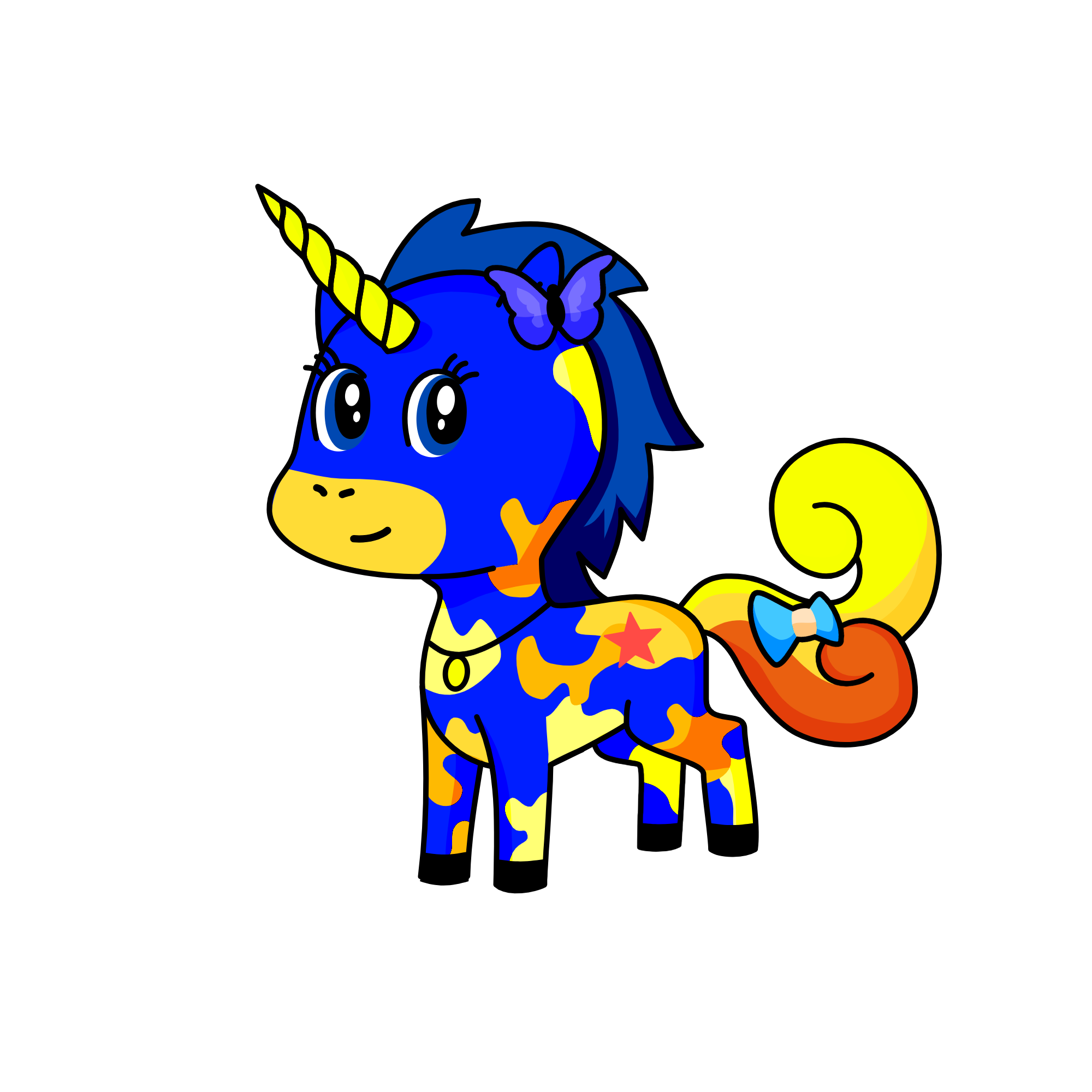 Light love, the unicorn