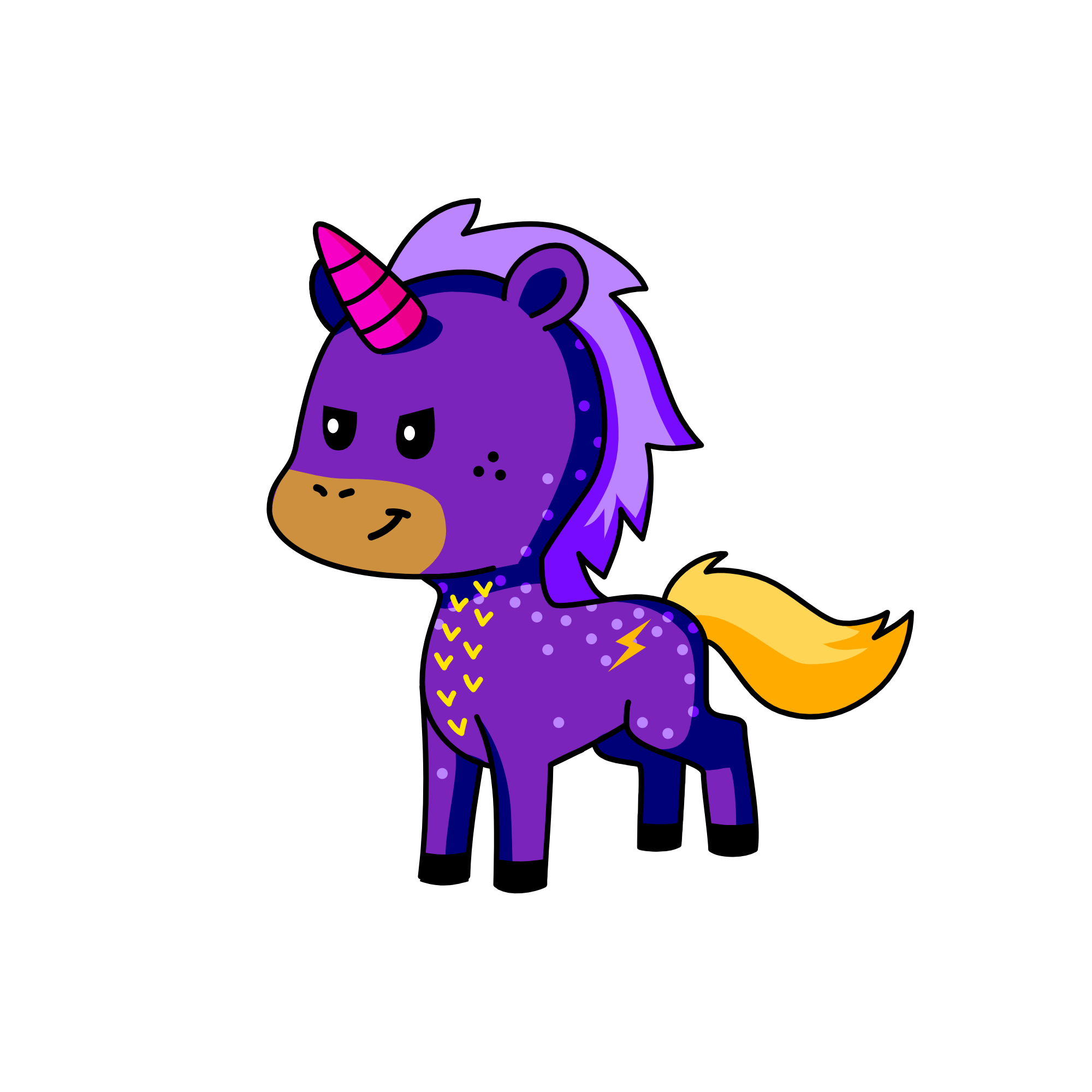 Dark Thunder, the unicorn