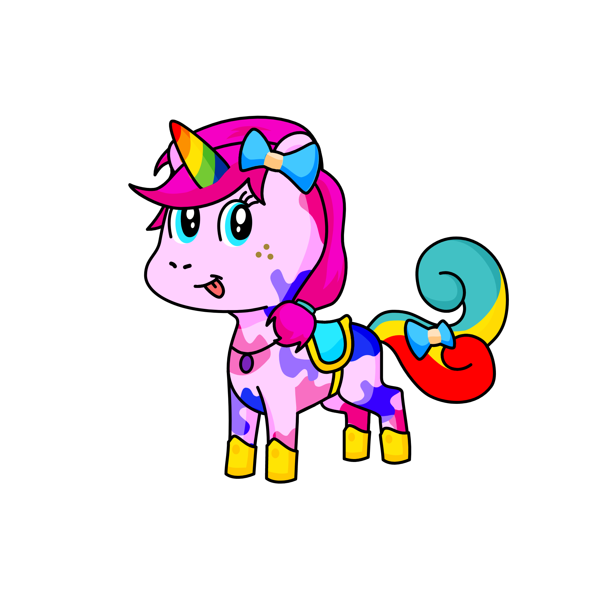 rainbow, the unicorn