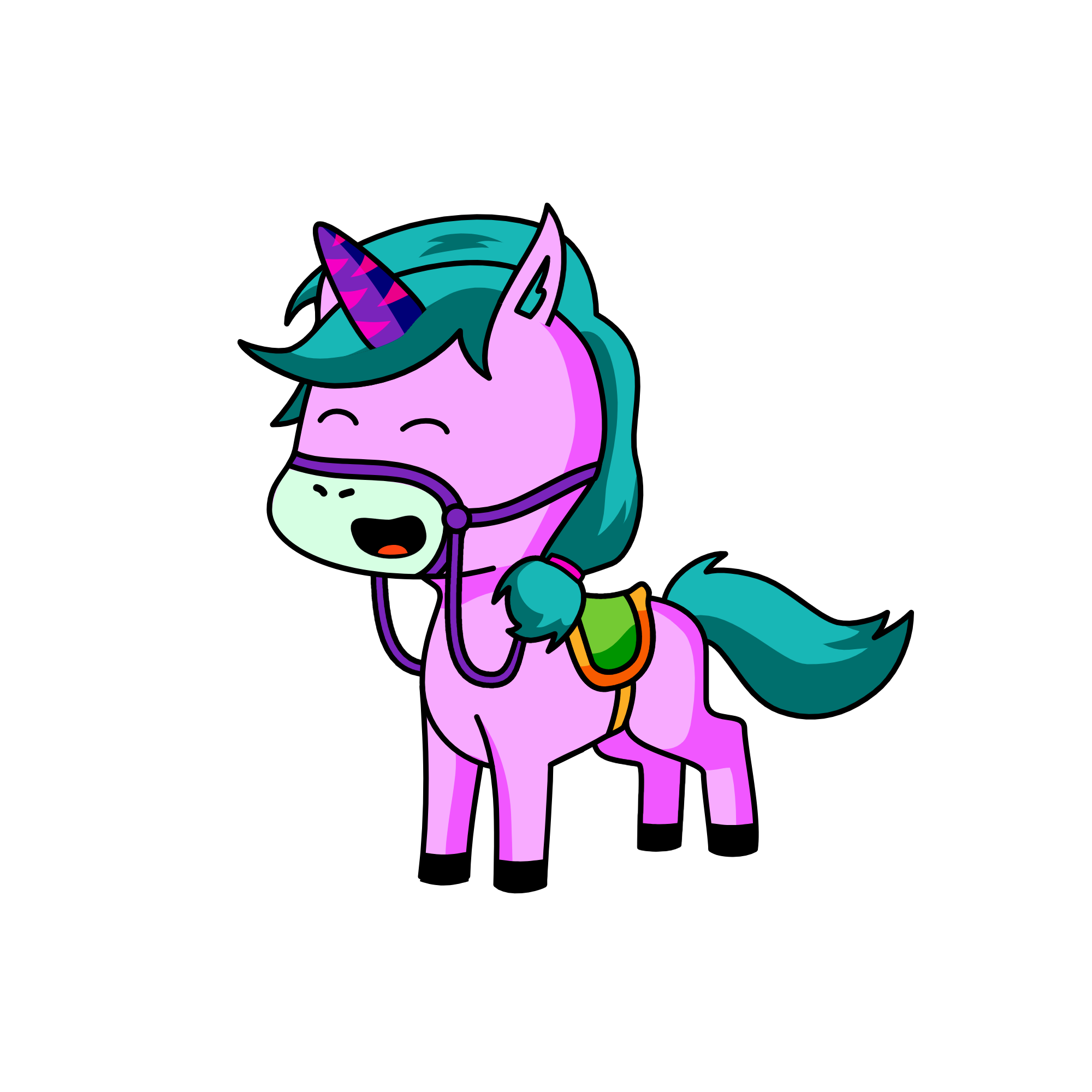 Fluffy, the unicorn