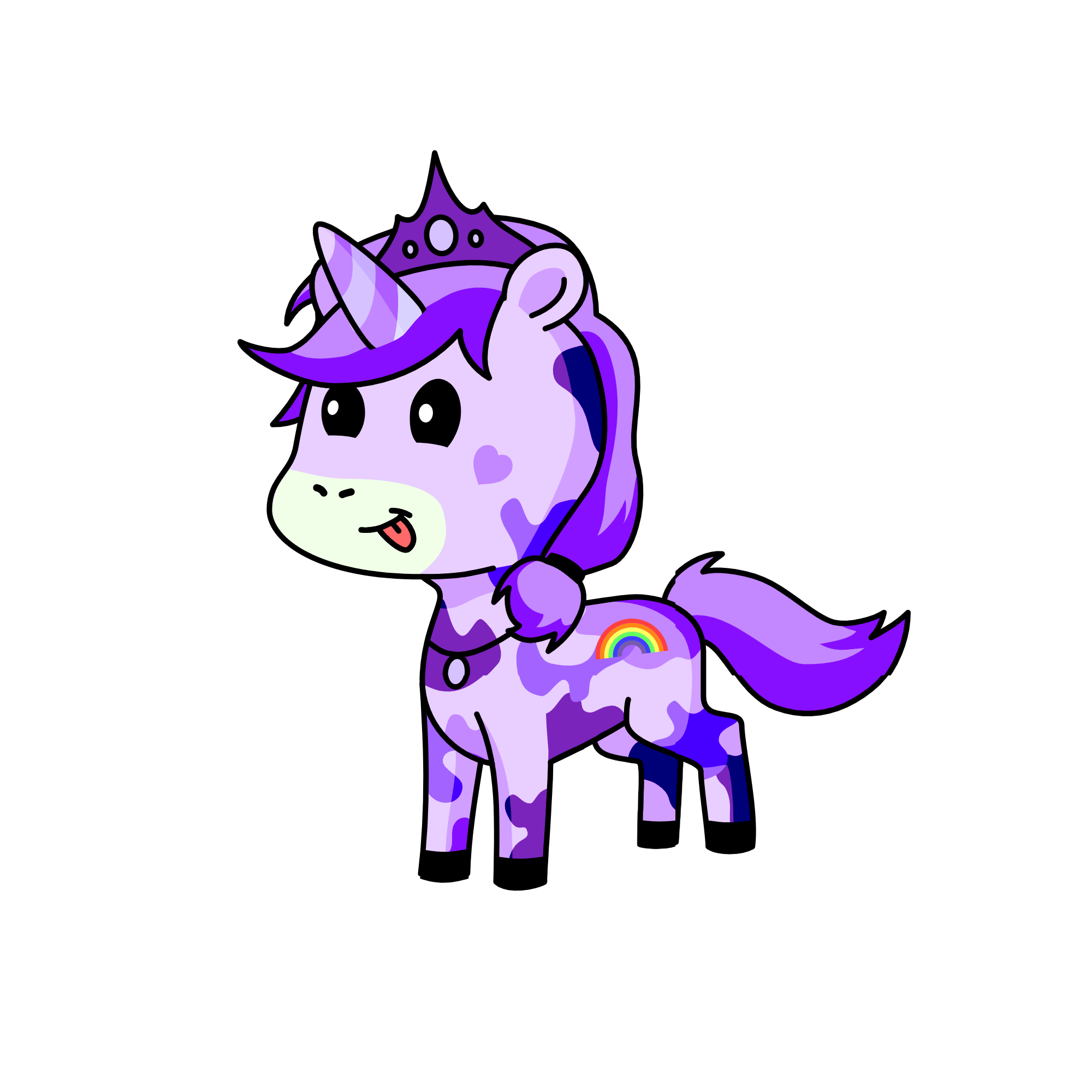 Purple Magic, the unicorn
