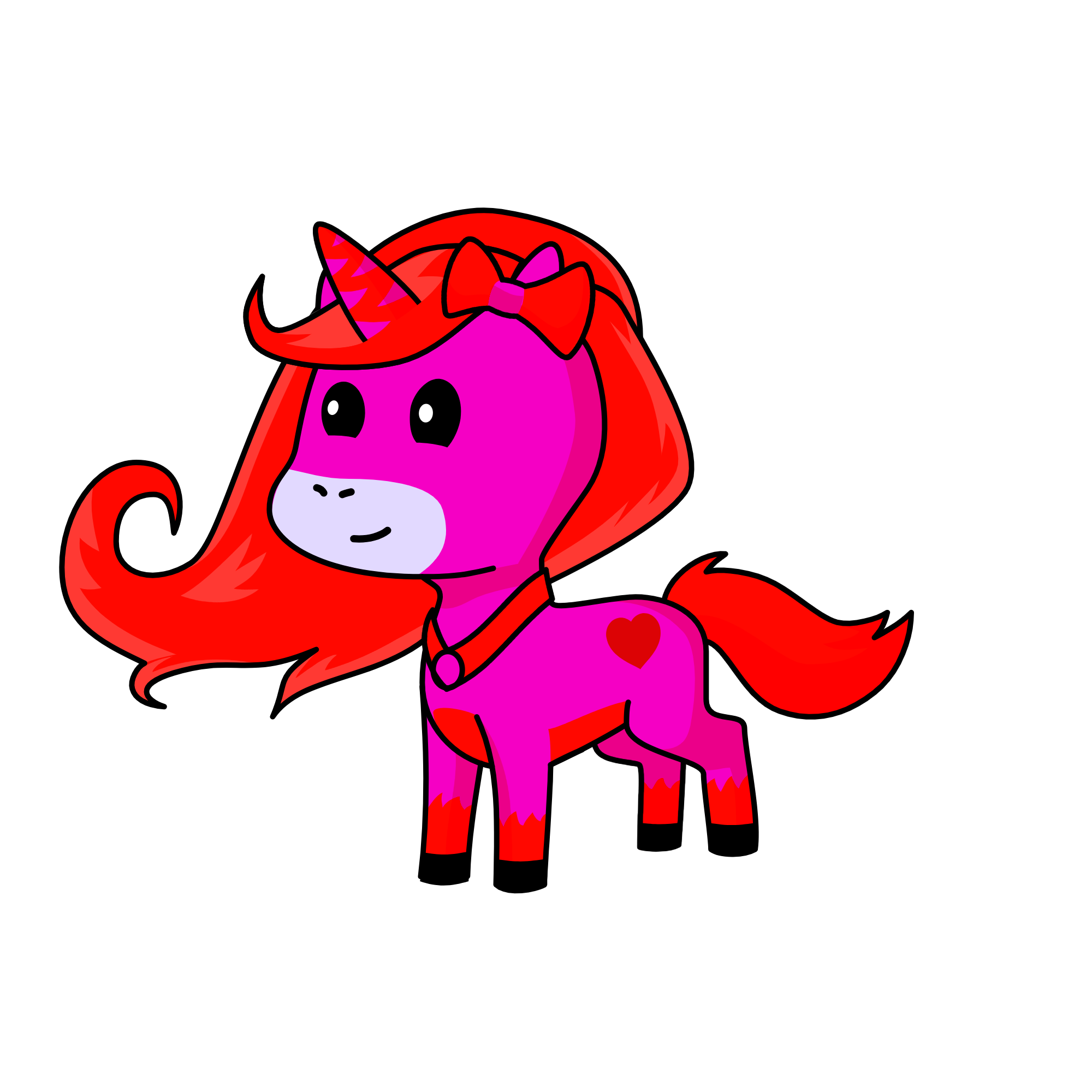 hearts, the unicorn