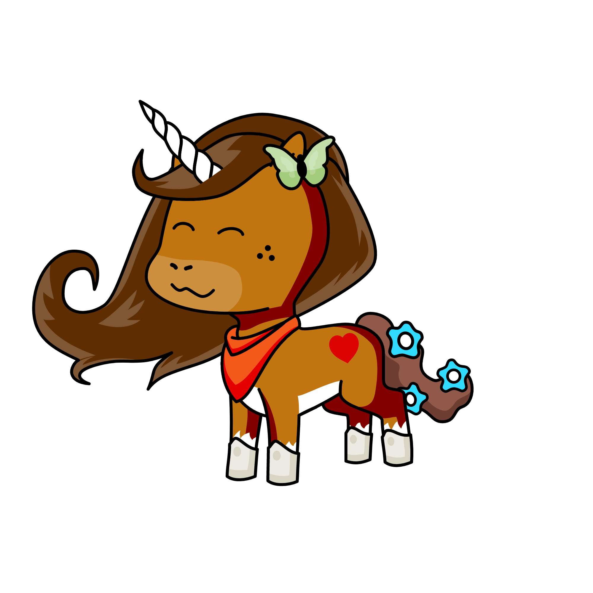 Pipckles, the unicorn