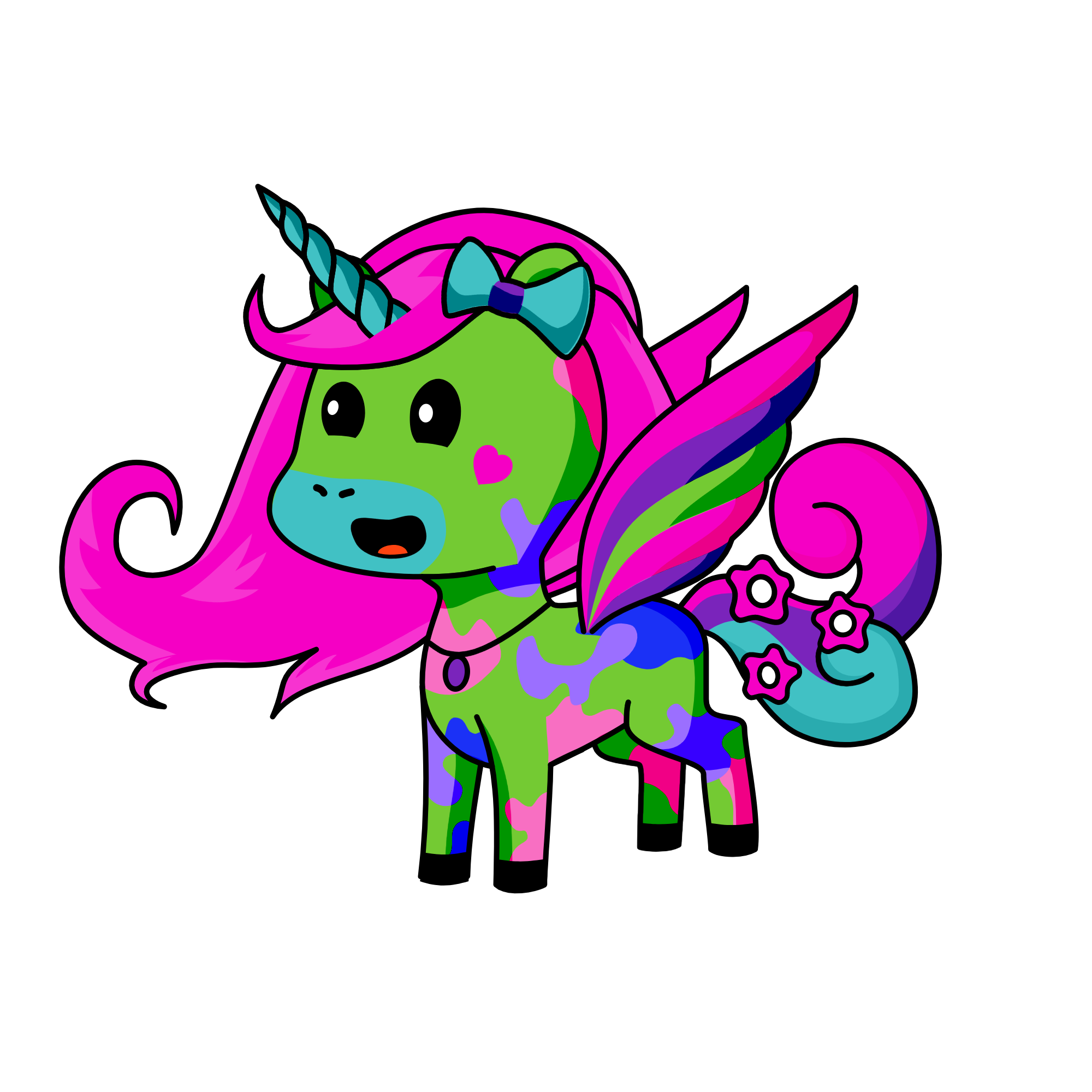 Glimmors, the unicorn
