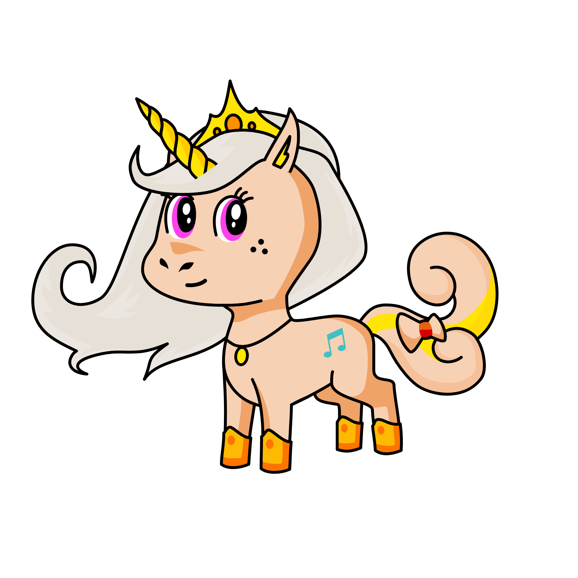 clouldy, the unicorn