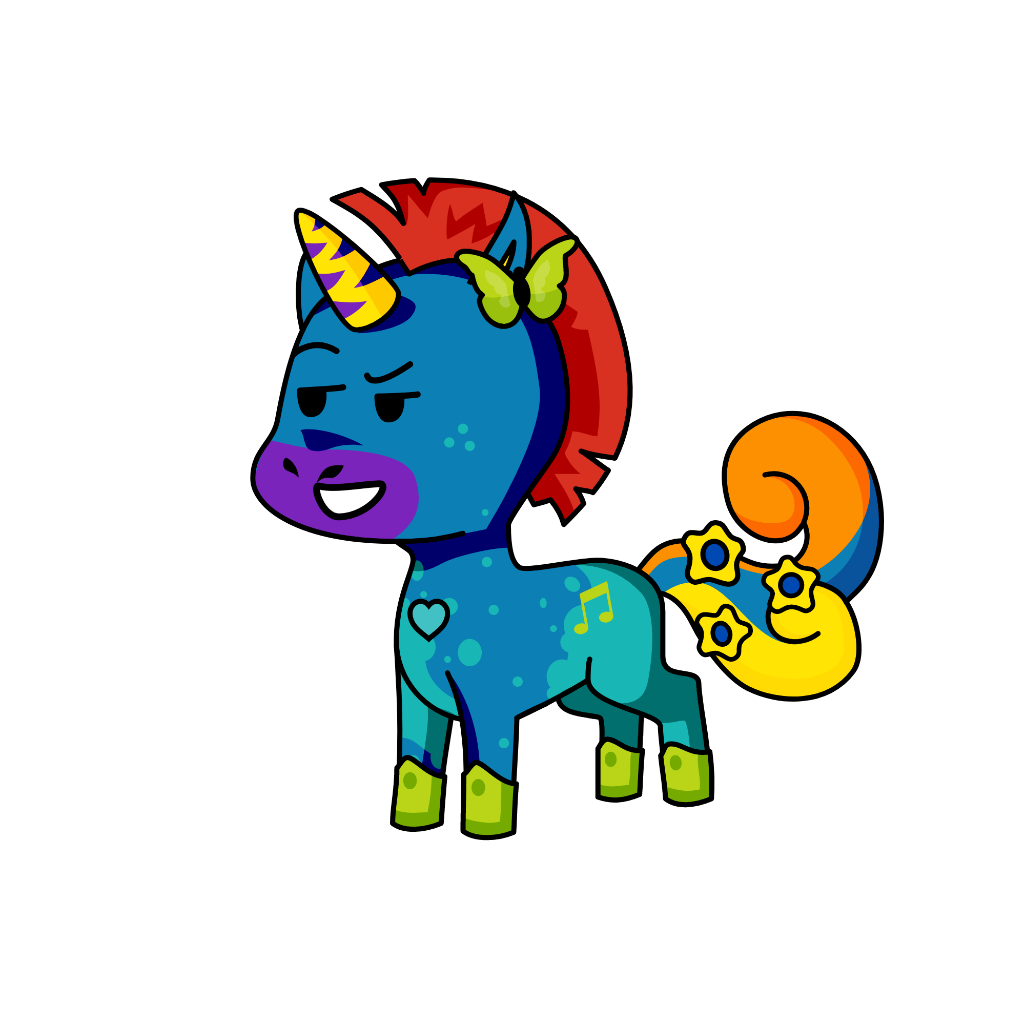 Pranker, the unicorn