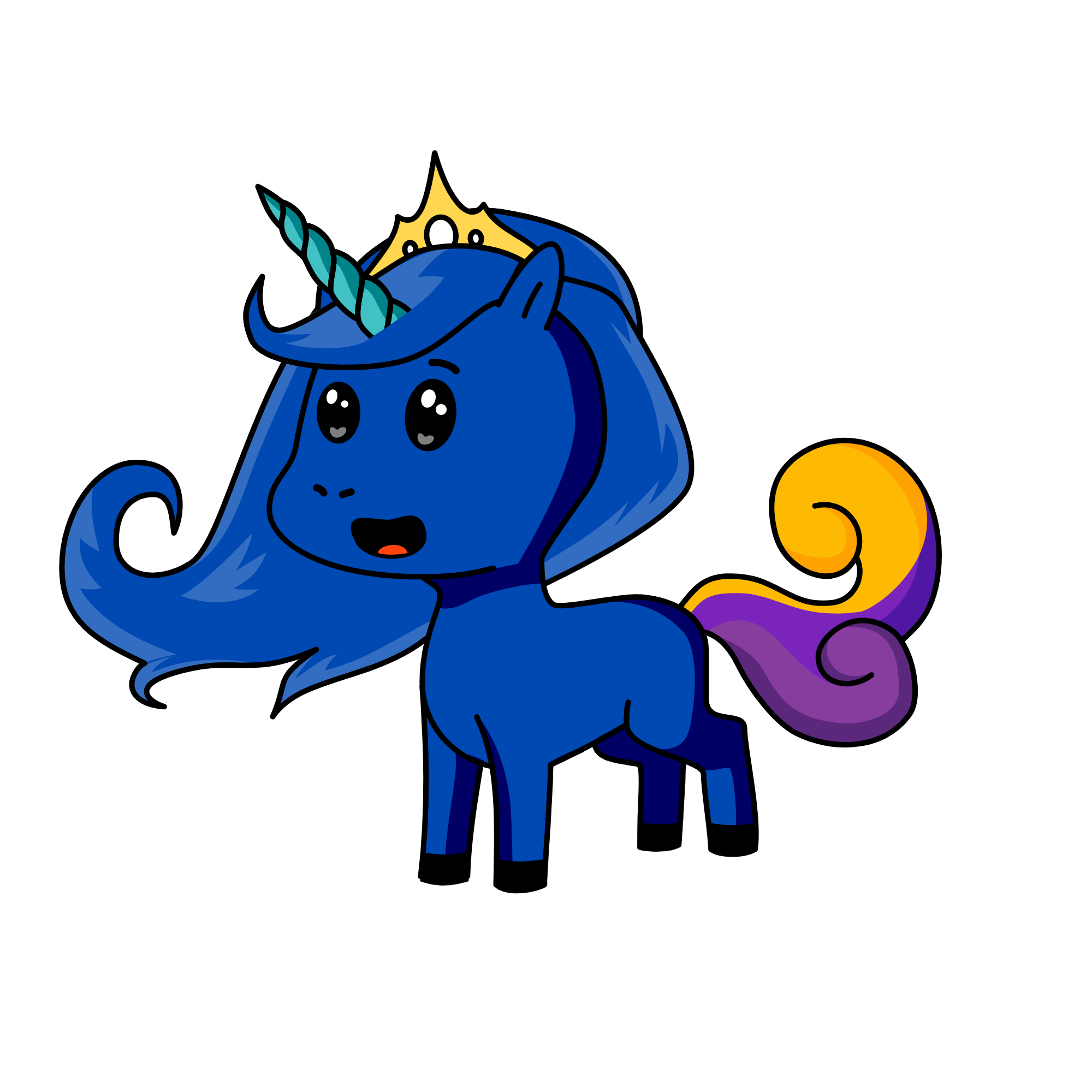 Cutie, the unicorn