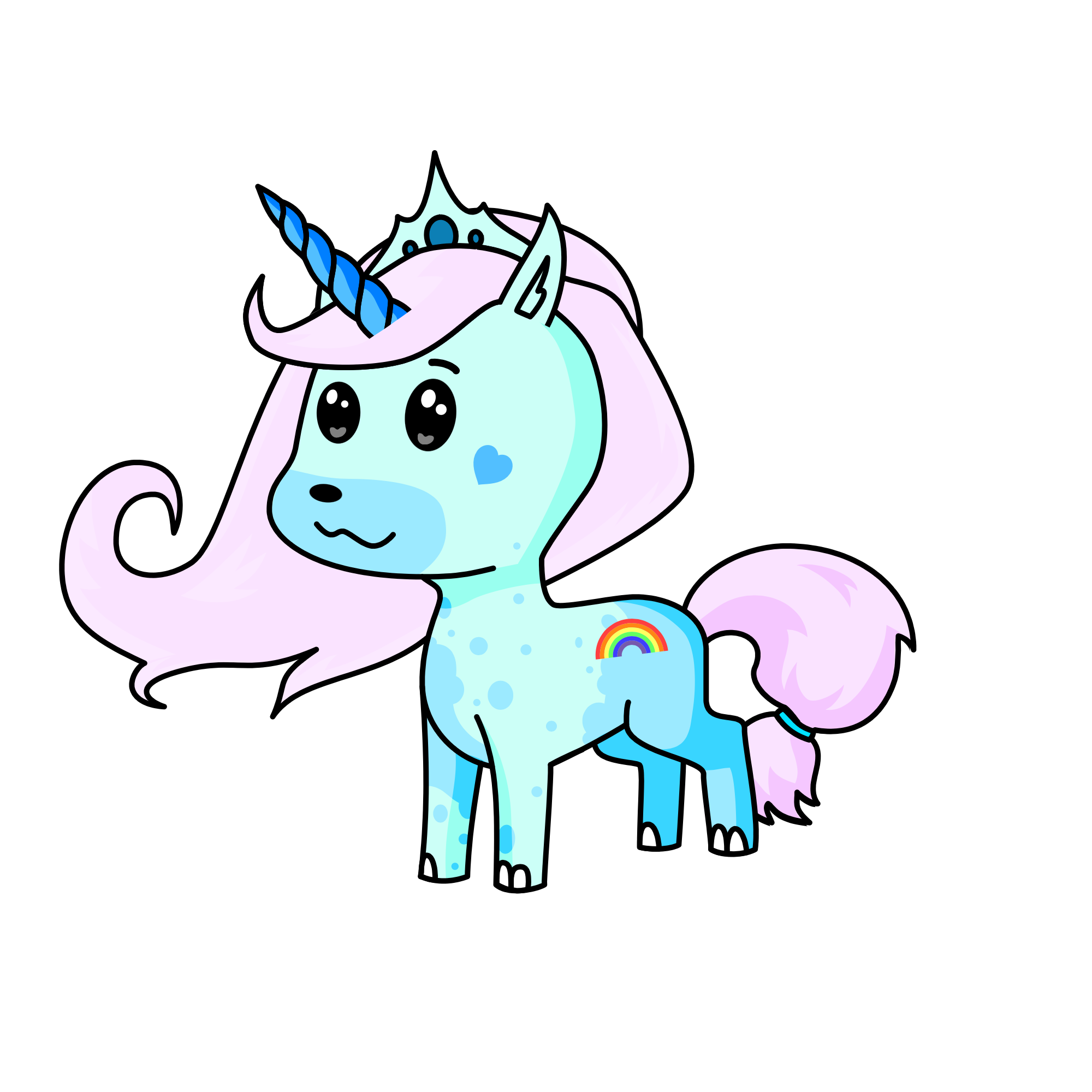 Blueberry , the unicorn