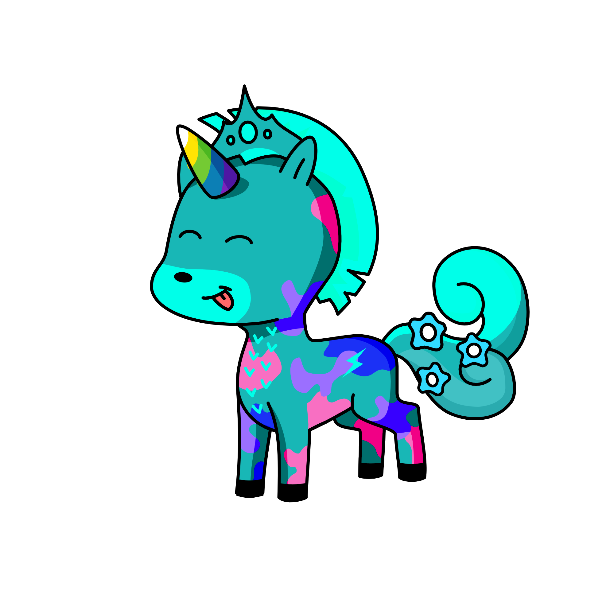 birthday king, the unicorn