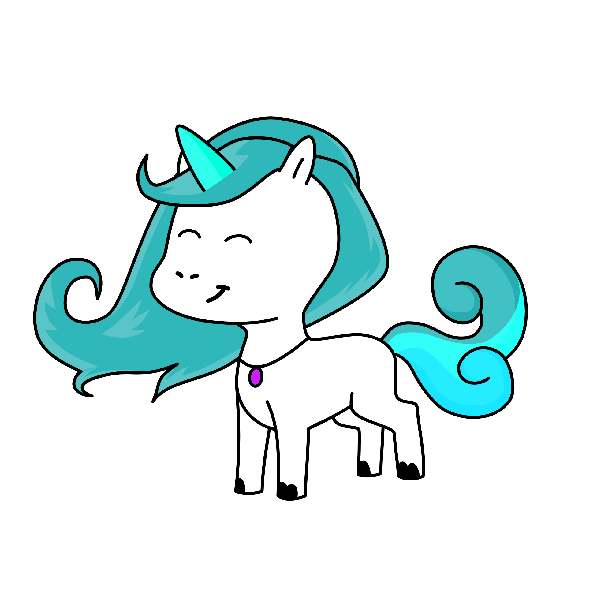 cloudfluff, the unicorn