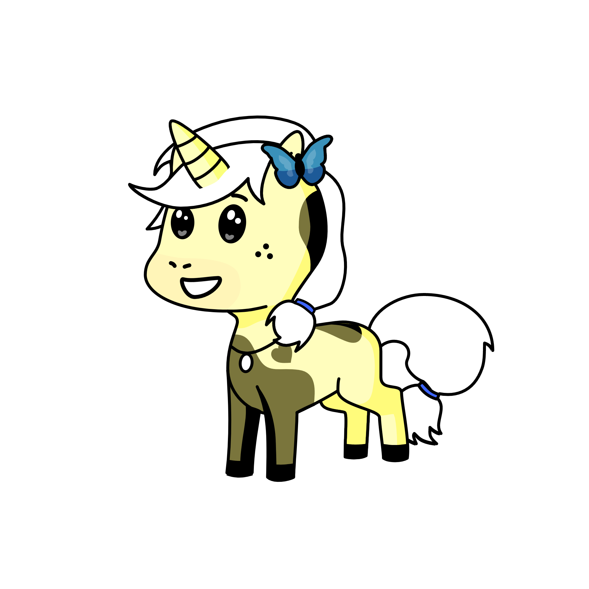 Fluffy, the unicorn