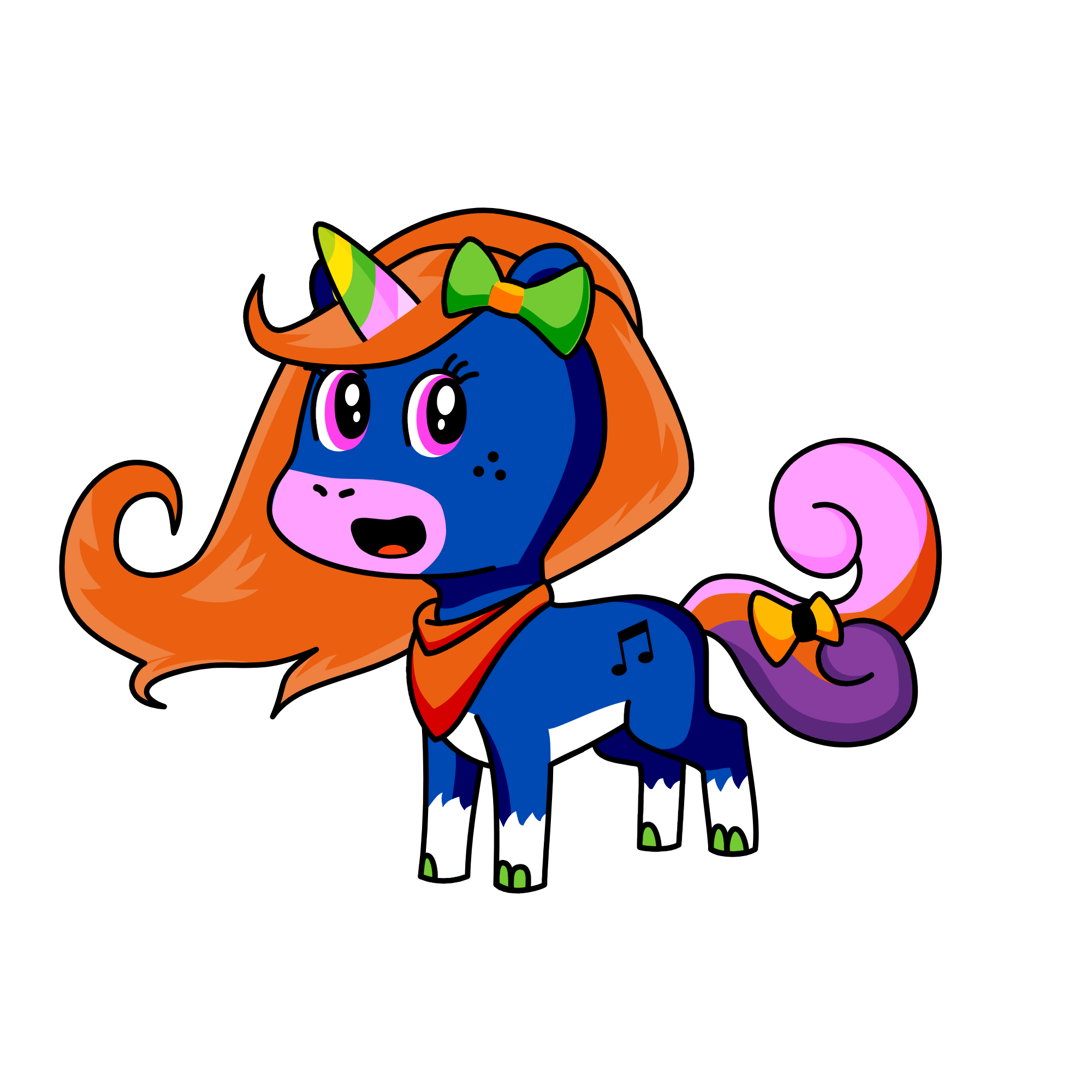 Lavender , the unicorn