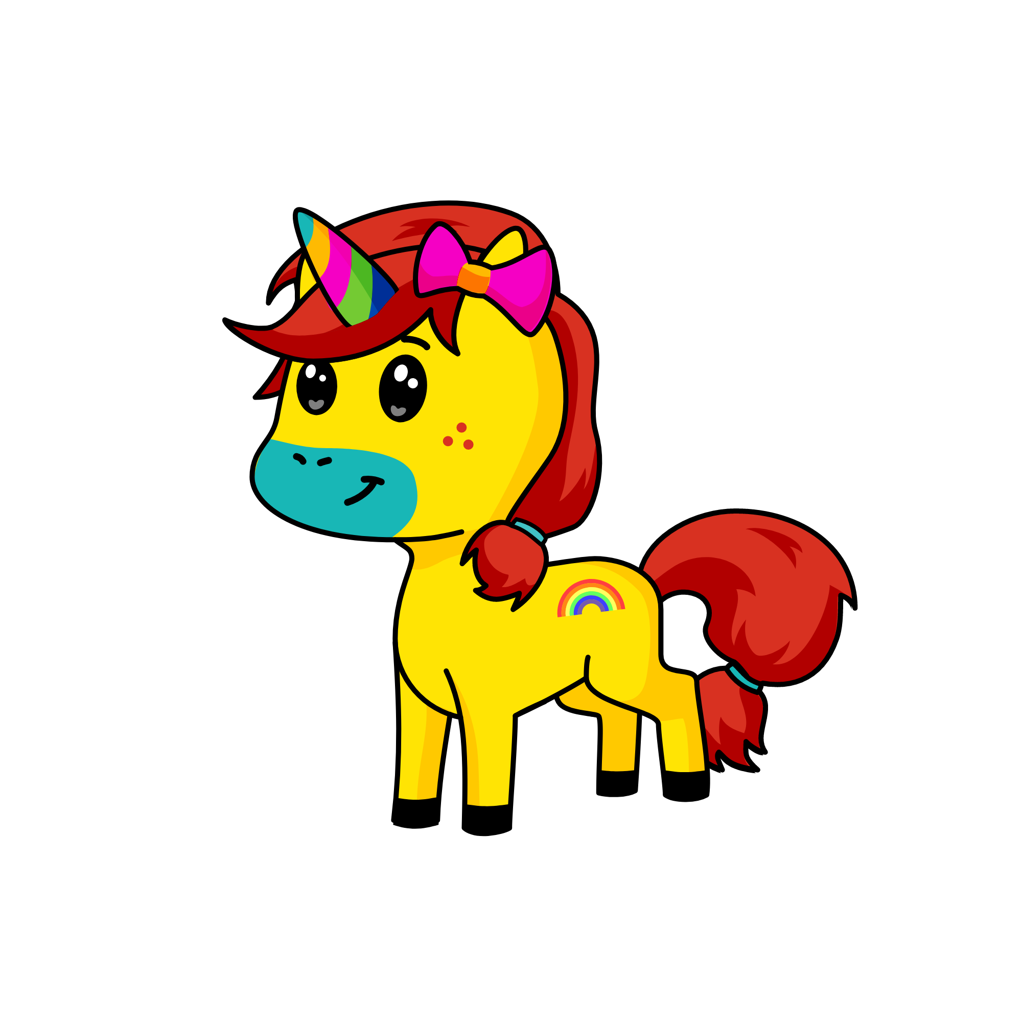 happpy, the unicorn
