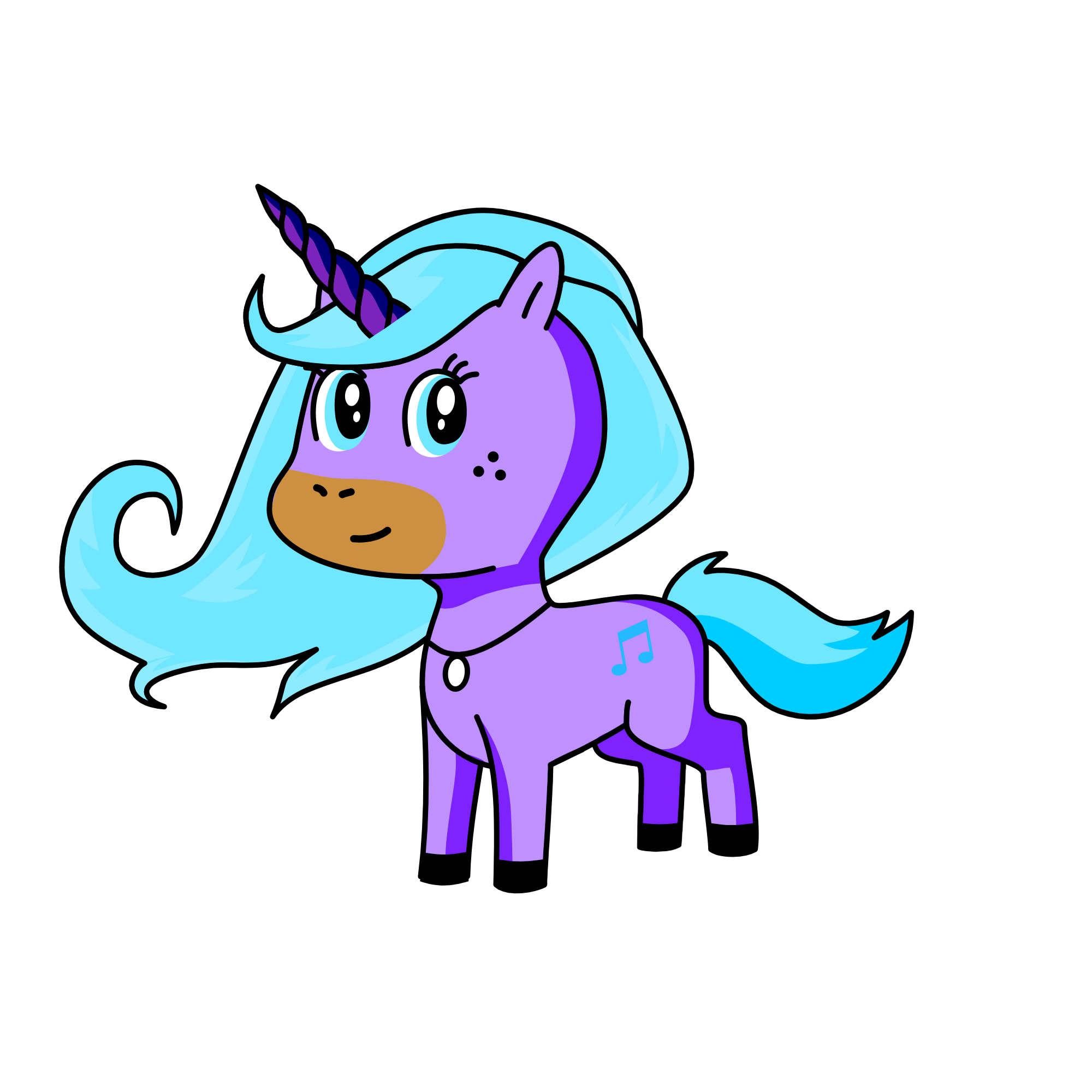 Muset, the unicorn