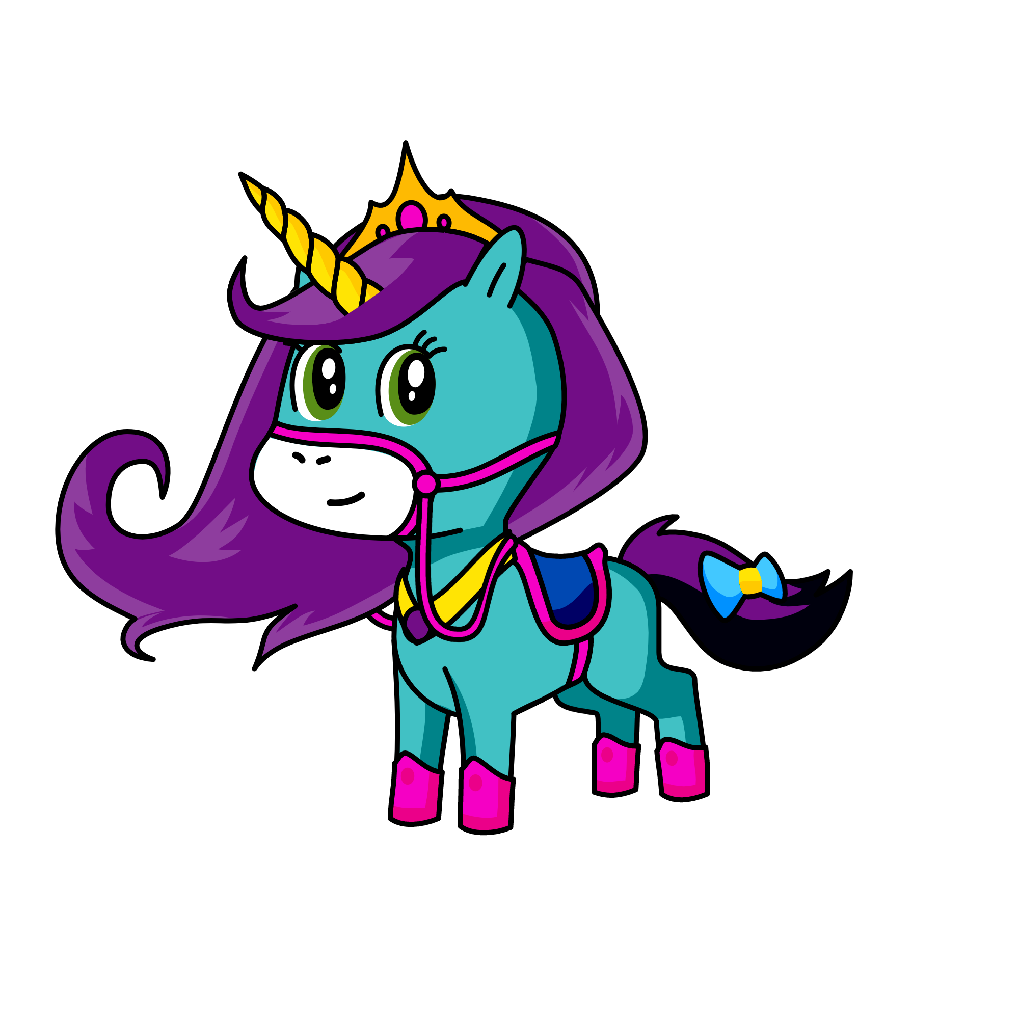 violet, the unicorn