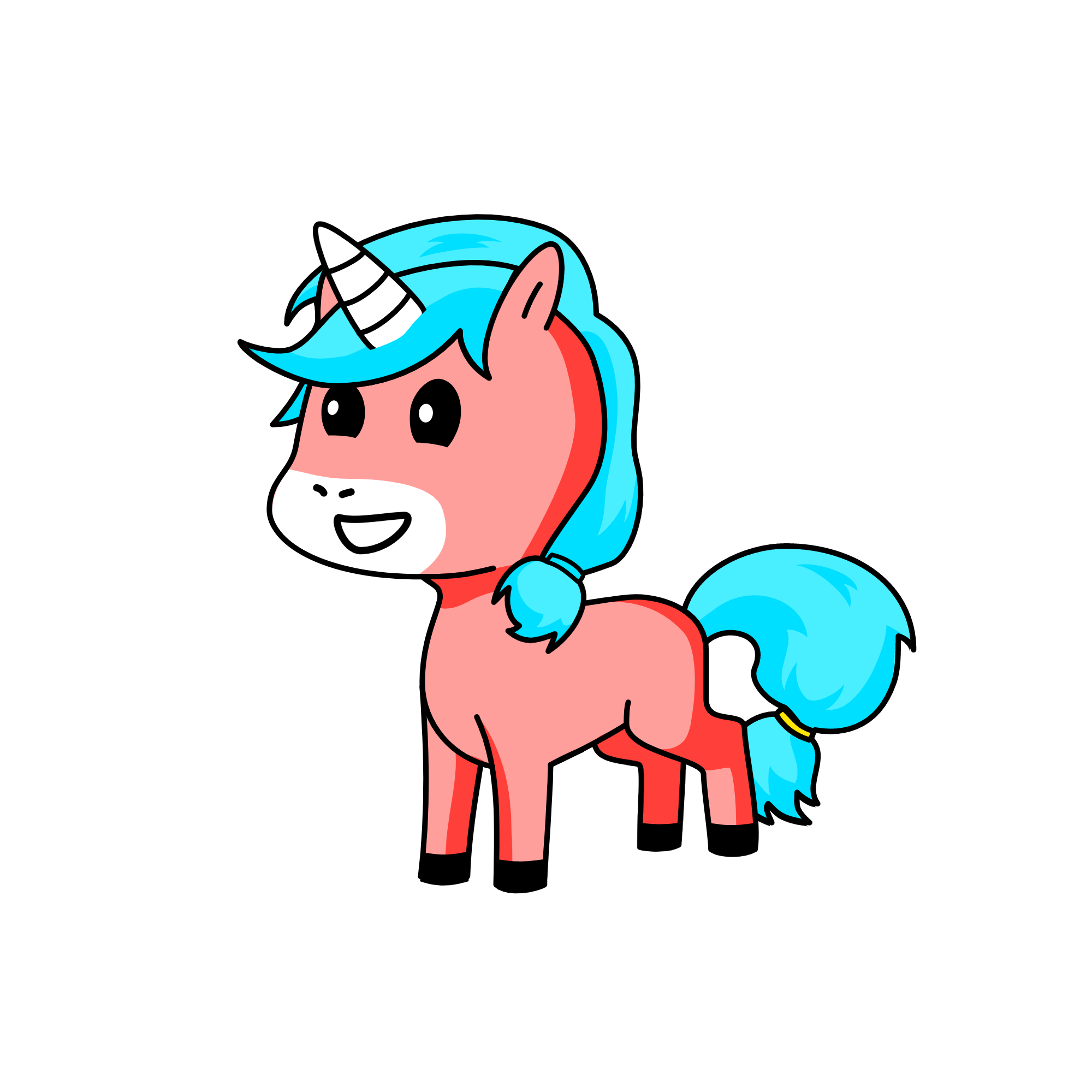 Strawberry, the unicorn