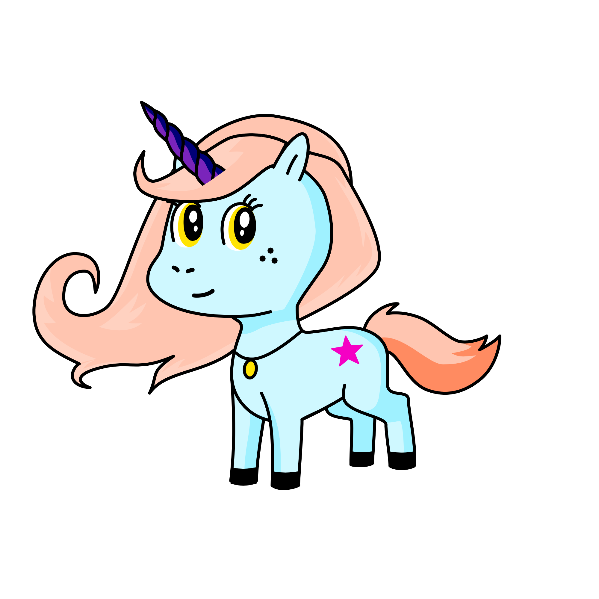 Linsyacorn , the unicorn