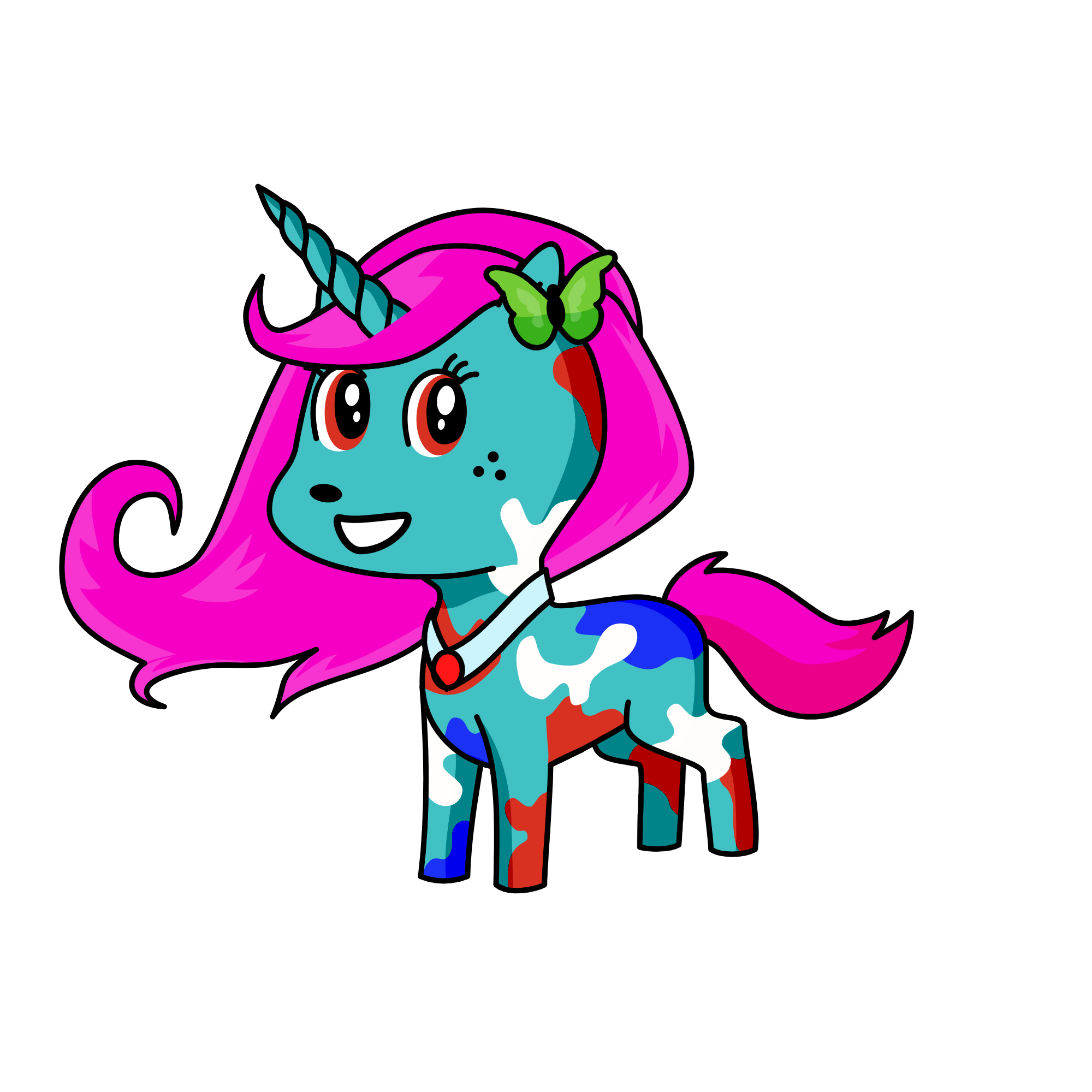 Splash, the unicorn