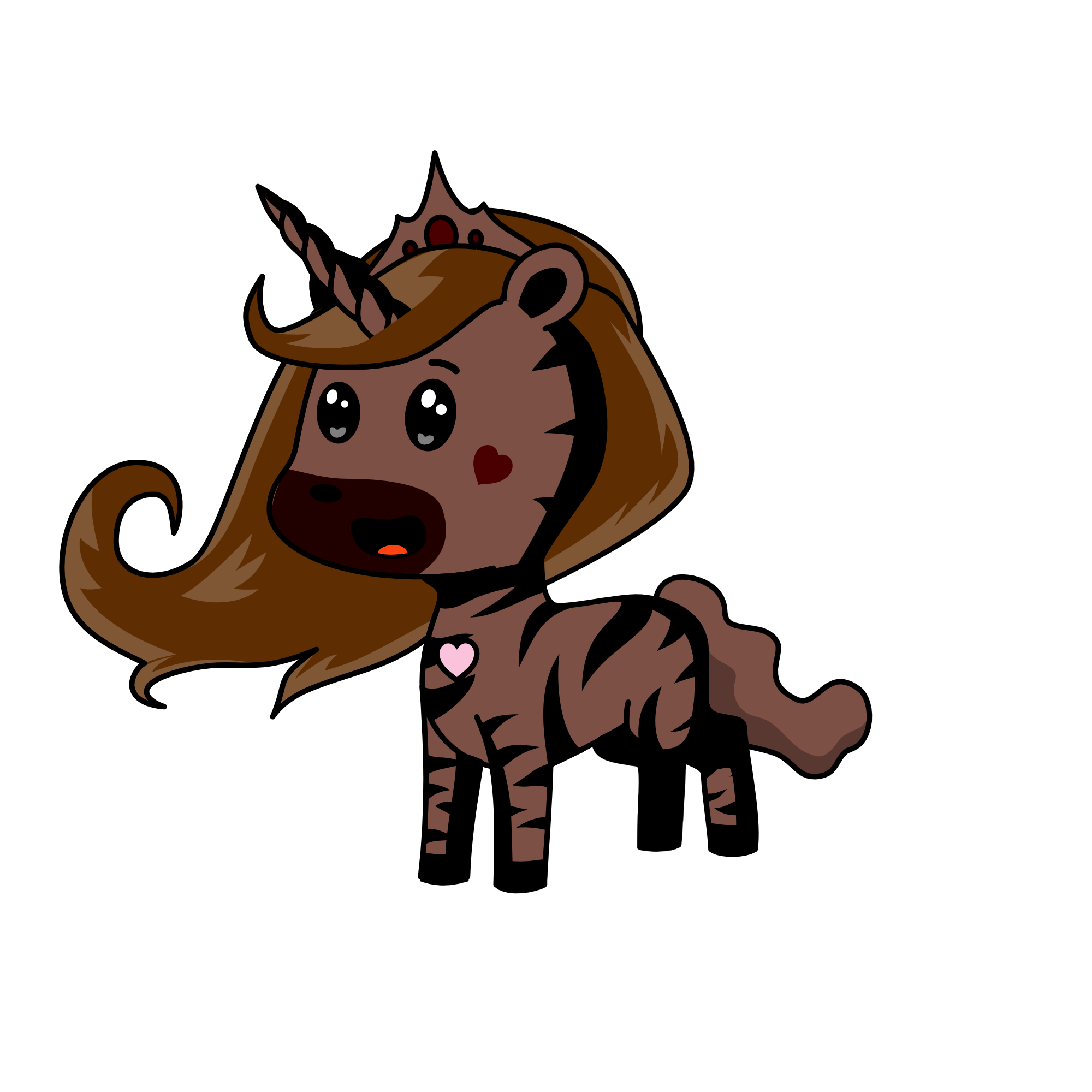 The Queen Of Chocolate Lovers, the unicorn