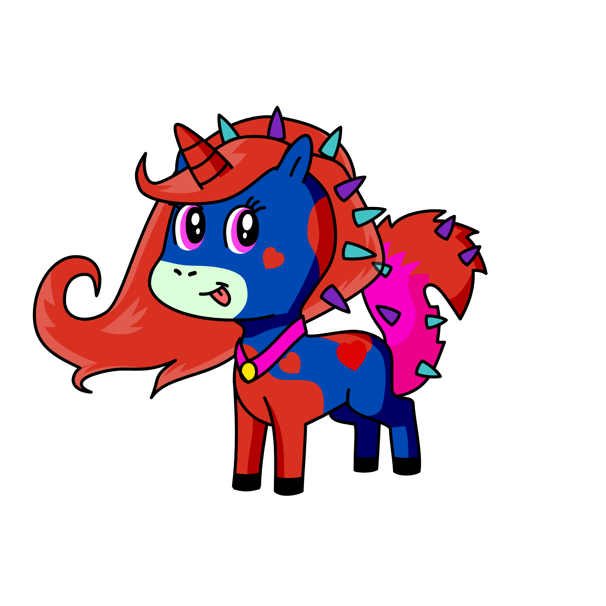 Mid-night, the unicorn