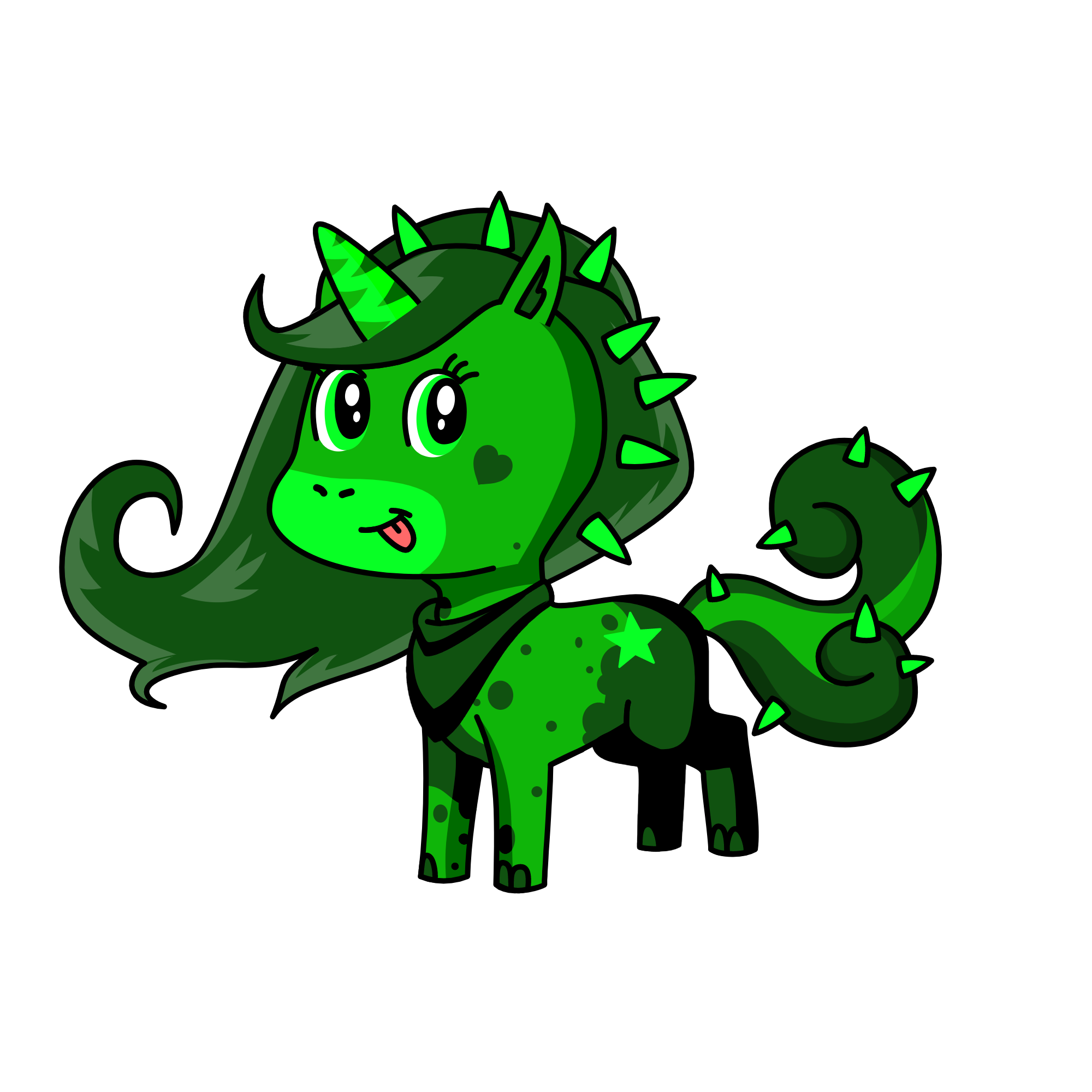 Emerald Forestmoon, the unicorn